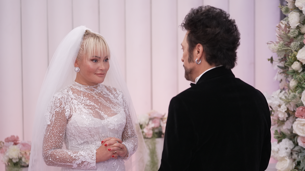 Дана Борисова и Владимир Тишко. Скирншот: Реалити-шоу «Свадьба вслепую»