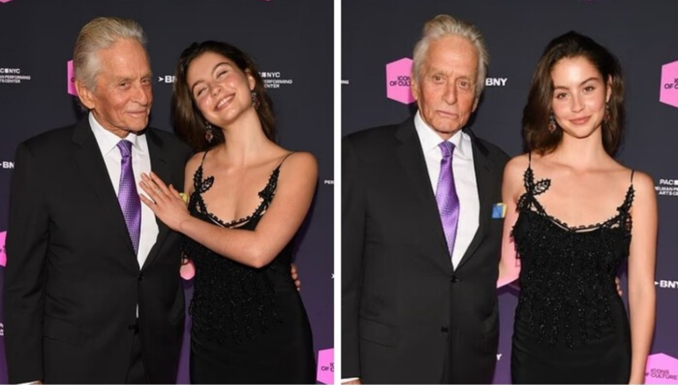 Майкл Дуглас с дочерью Кэрис. Фото: Daily Mail