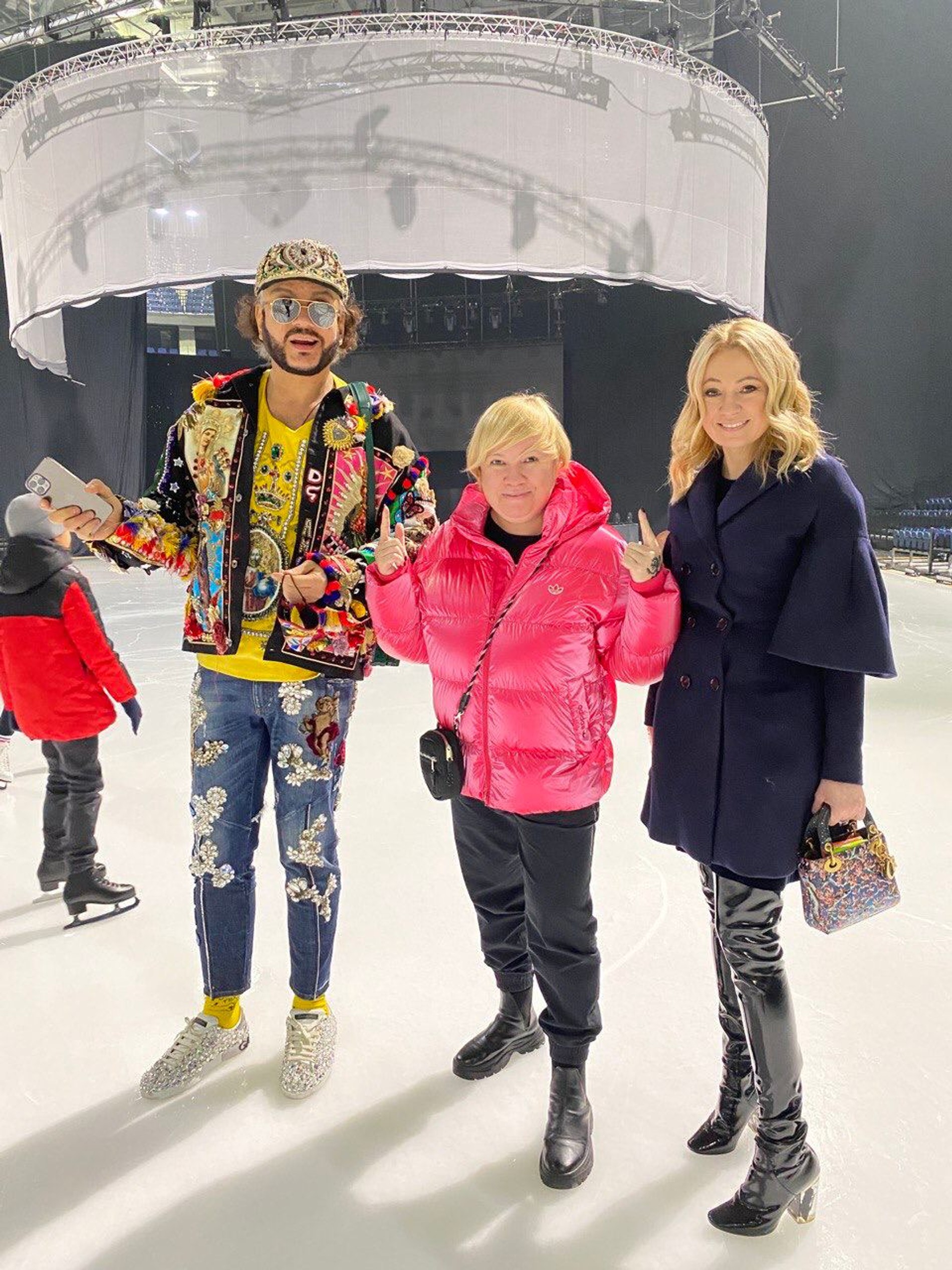 Филипп Киркоров, Алена Жигалова и Яна Рудковская