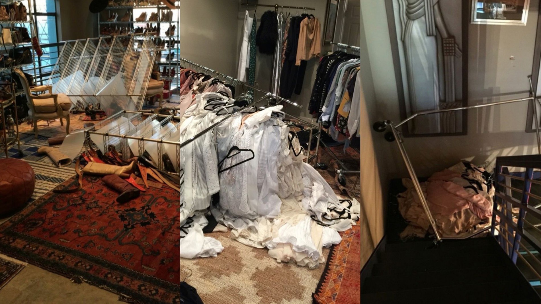 Погром в жилище Херд, якобы устроенный Деппом, фото: Daily Mail