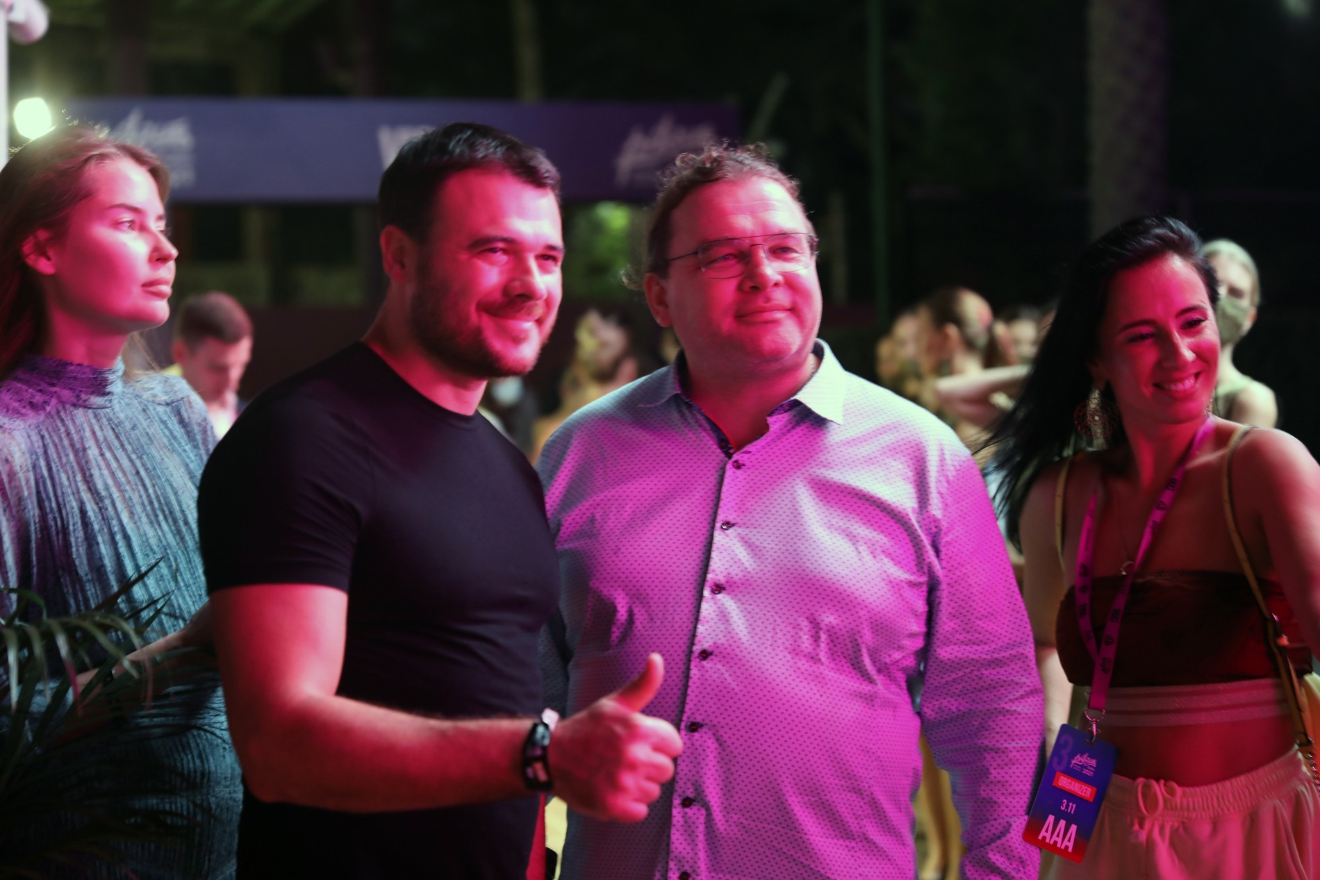 Эмин Агаларов и организатор фестиваля Евгений Морозов