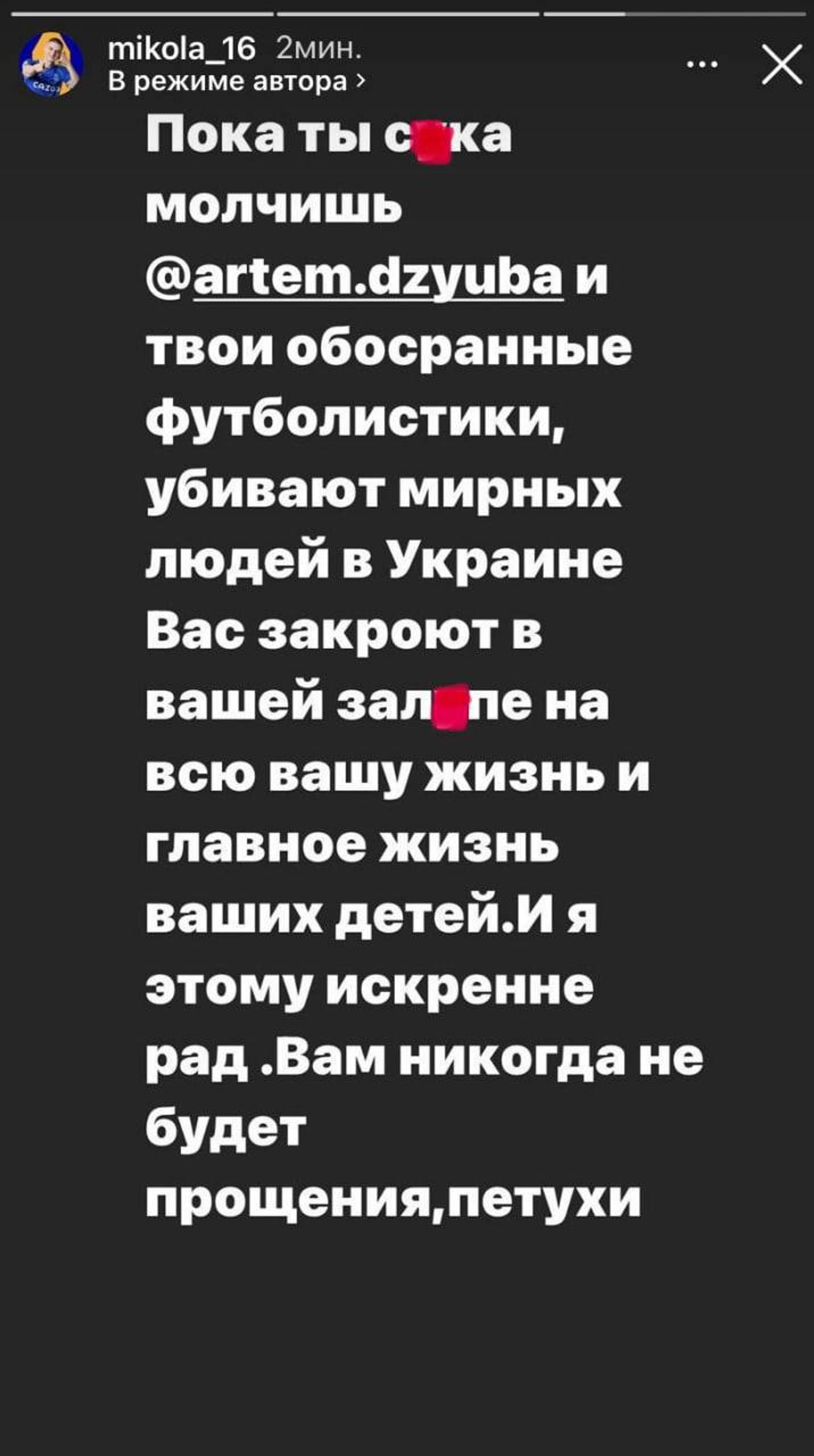 Фото: скрин в сторис