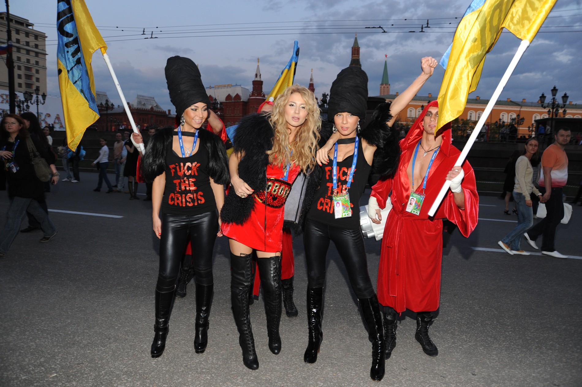 Светлана Лобода на Манежной площади в Москве, 2009