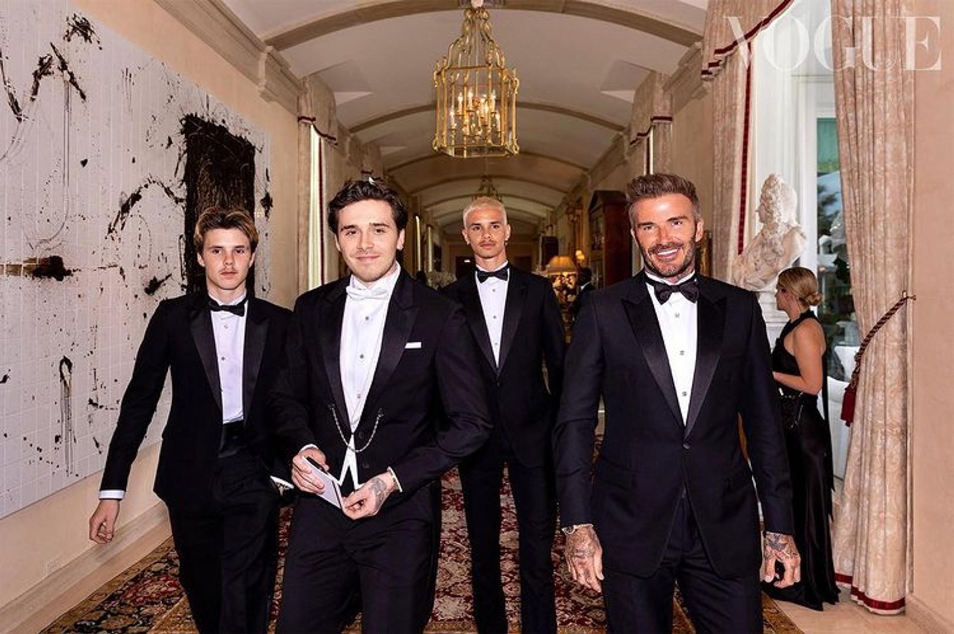 Круз, Бруклин, Ромео и Дэвид Бекхэм
Фото © VOGUE