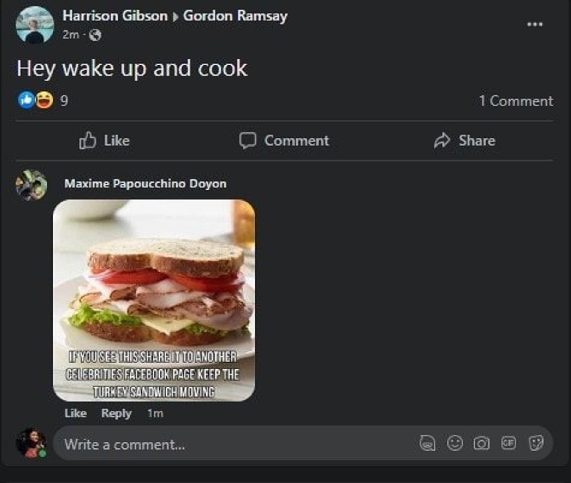 Источник: Фейсбук* Гордона Рамзи