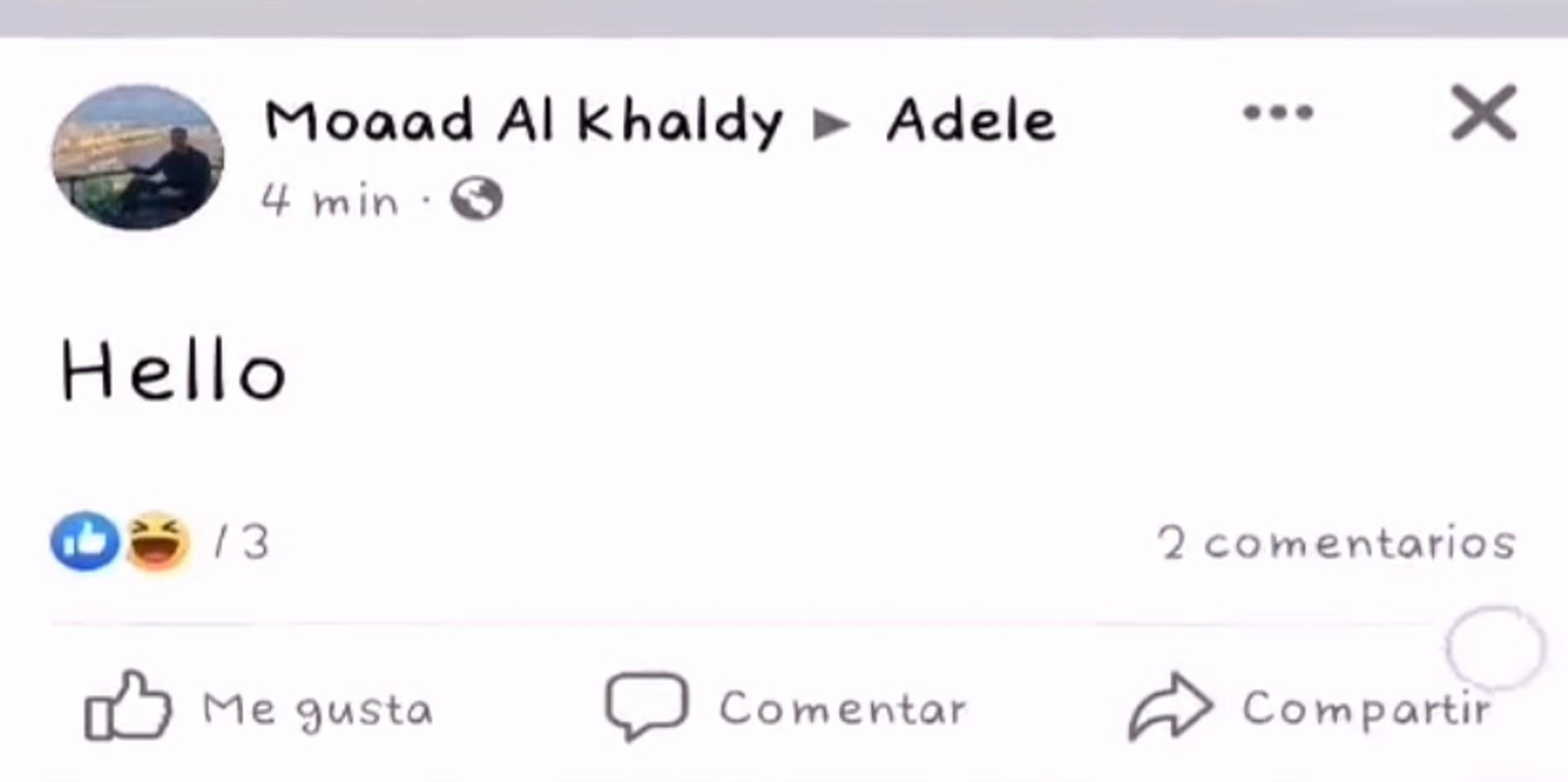 Источник: Фейсбук* Адель