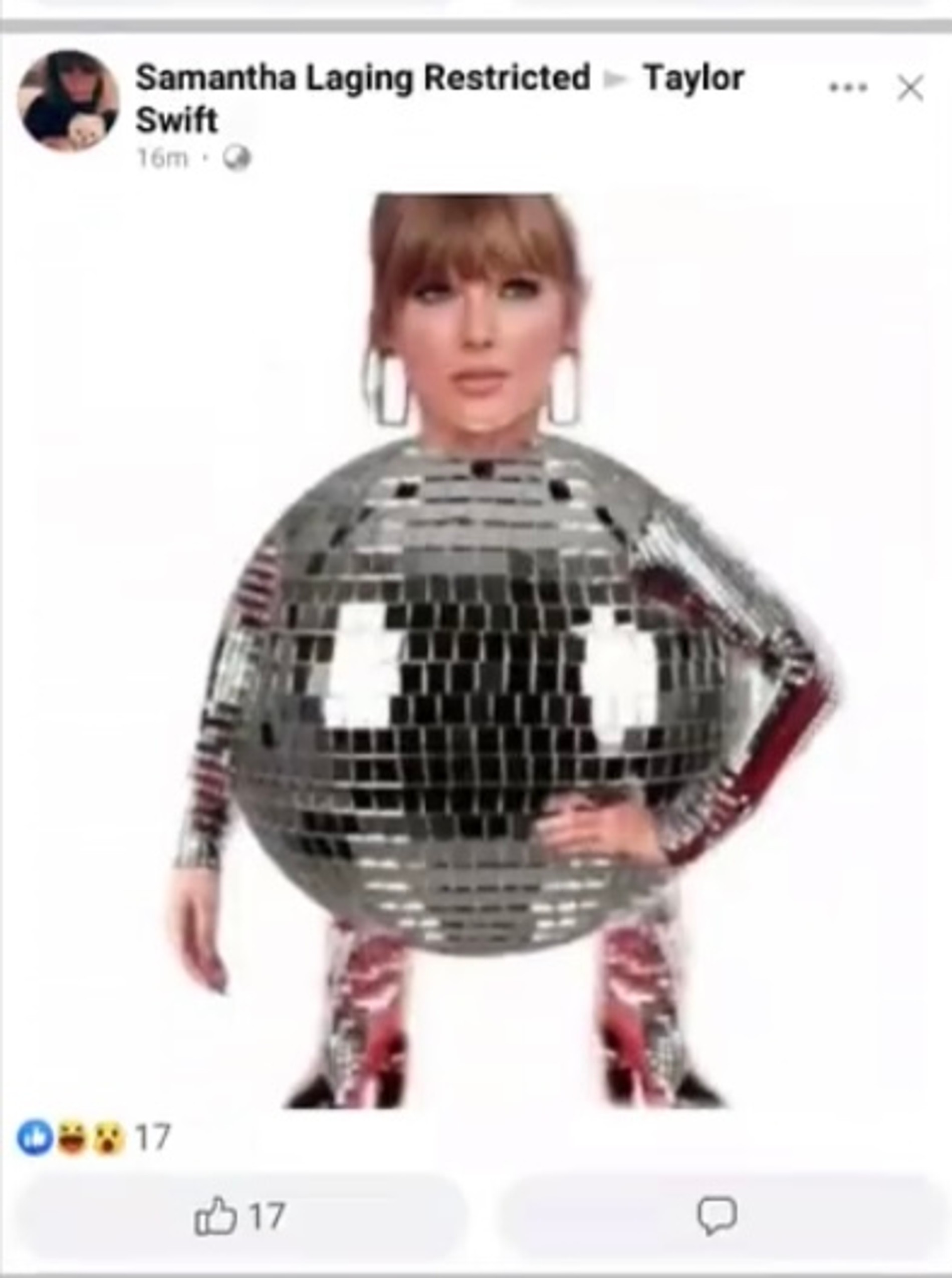 Источник: Фейсбук* Тейлор Свифт