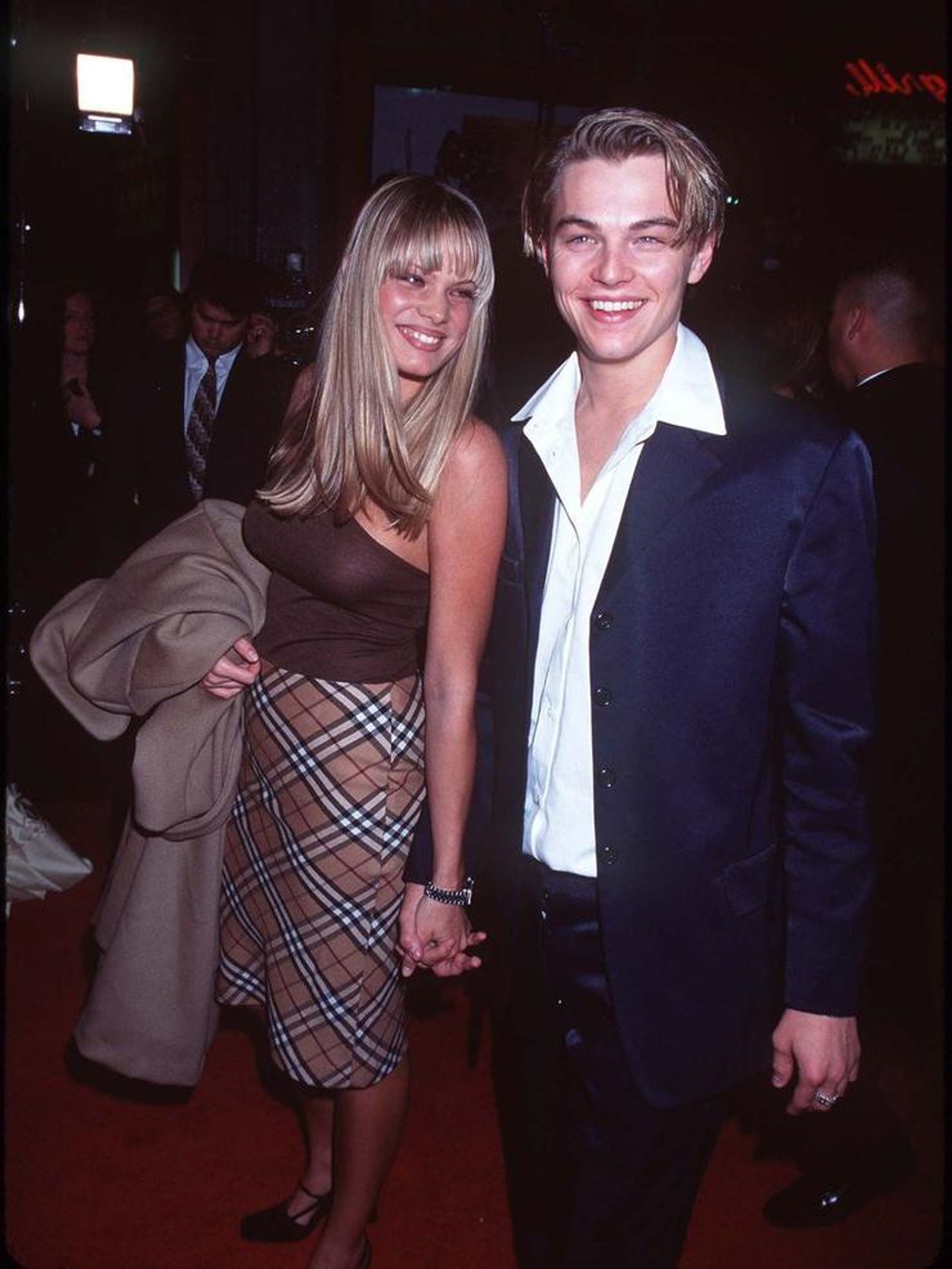 Лео с Кристен на премьере «Ромео+Джульетта» Фото: TMZ