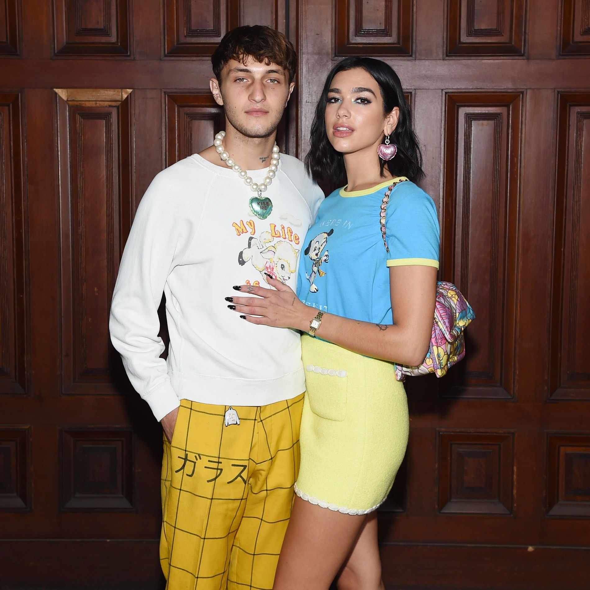 Анвар Хадид и Дуа Липа Фото: JAMIE MCCARTHY/GETTY IMAGES