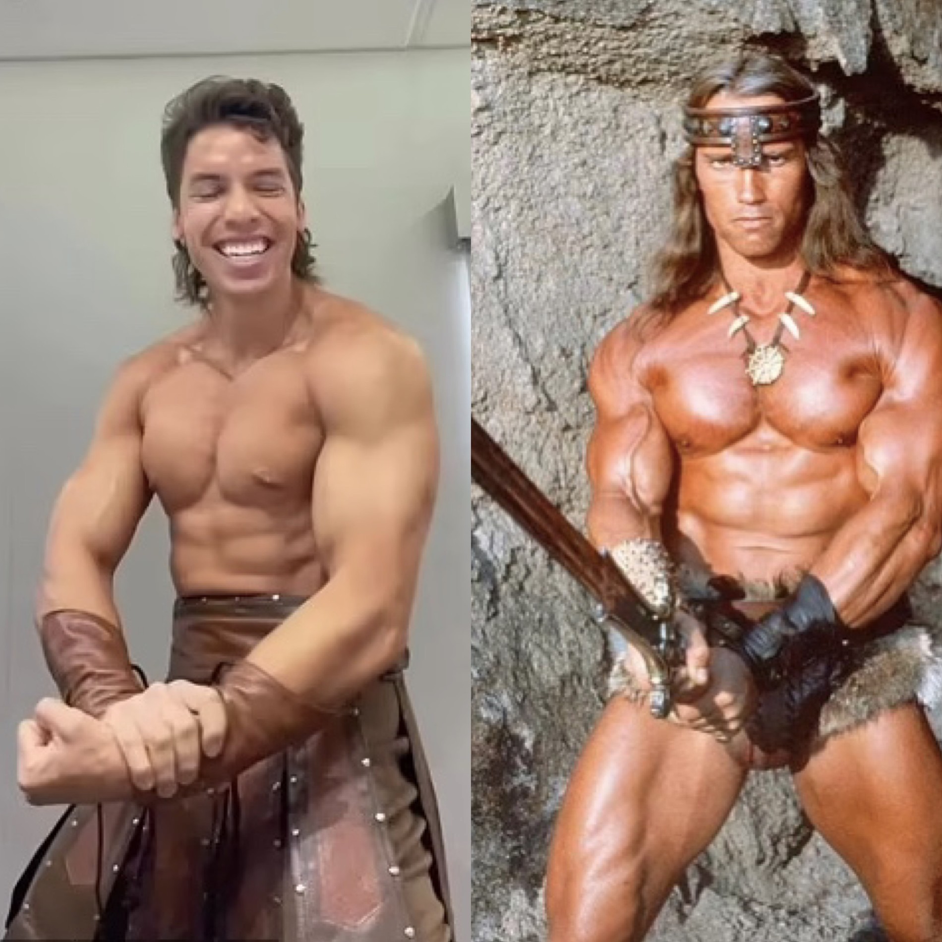 Слева — Джозеф, справа — Арнольд Шварценеггер
Фото: Daily Mail