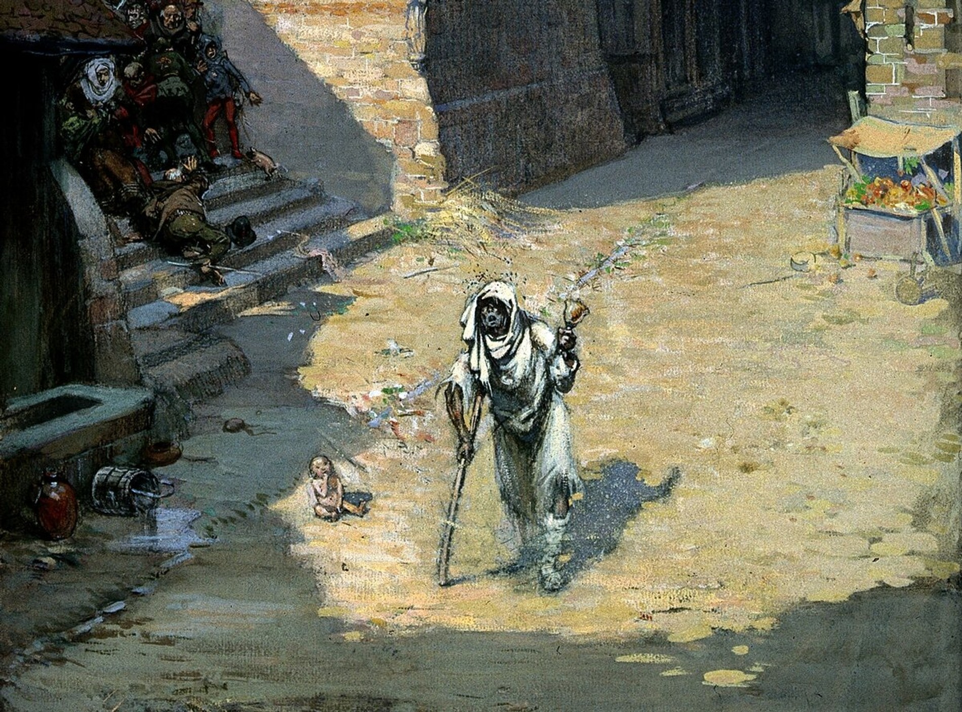 Фрагмент картины «Прокаженный», Ричард Теннант Купер
Фото: архивы пресс-службы