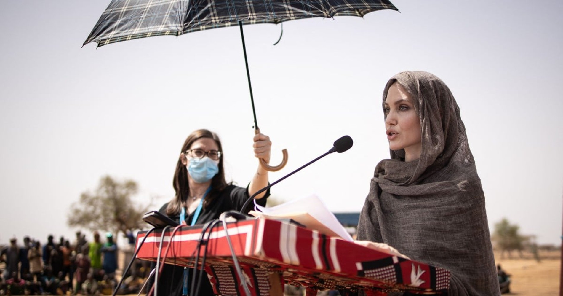 Анджелина Джоли в Буркина-Фасо в 2021 году
Фото: Shutterstock