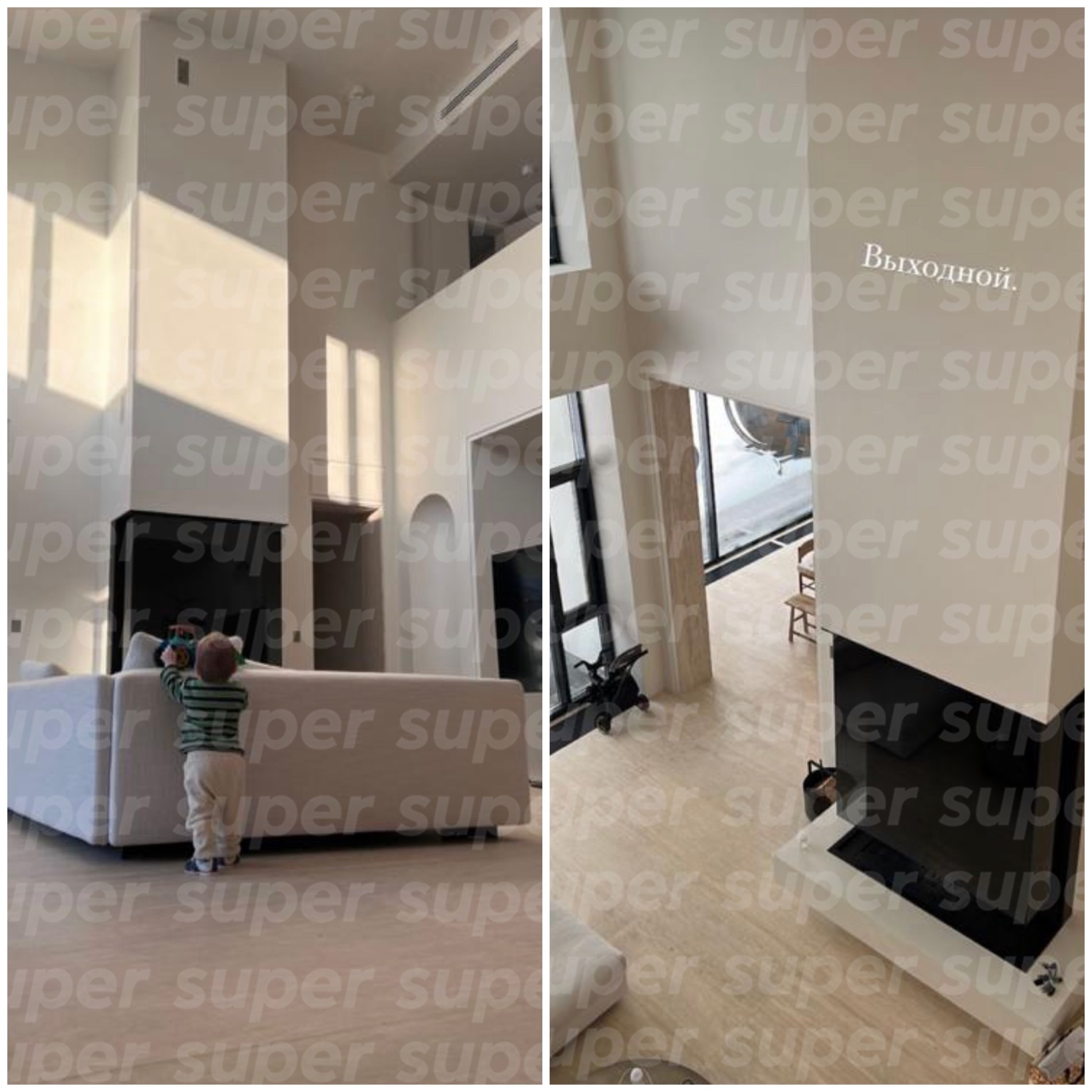 Камин в новом доме Ольги
Фото: Super / Инстаграм (запрещен в РФ) Серябкиной