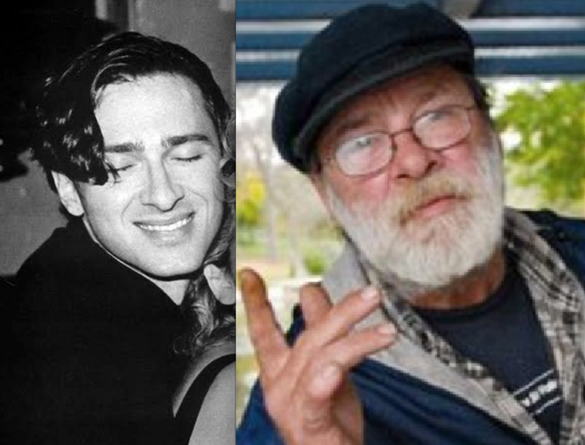 Энтони Чикконе в молодости и за несколько лет до смерти