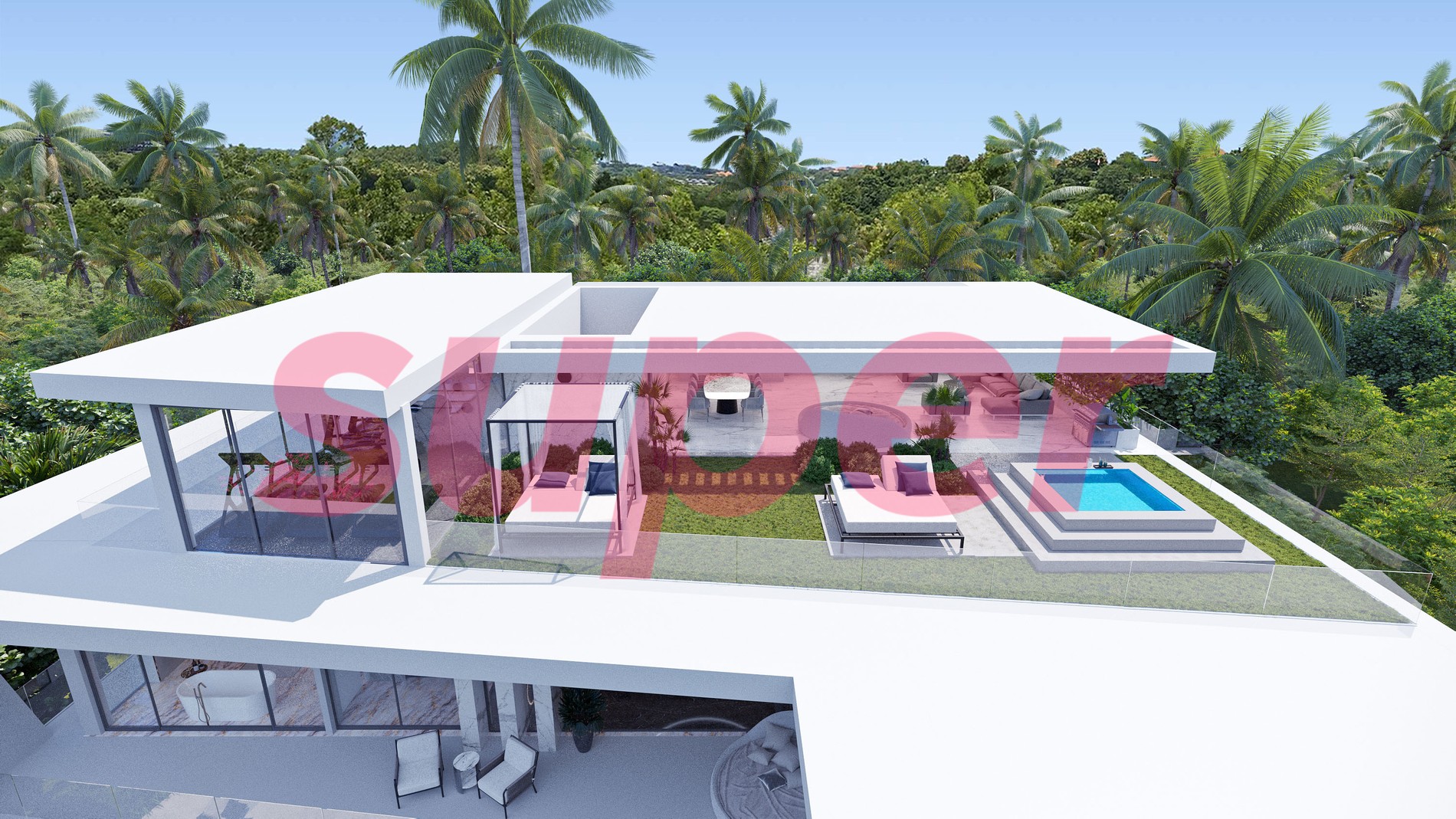 Лаунж-зона на крыше
Фото: Super