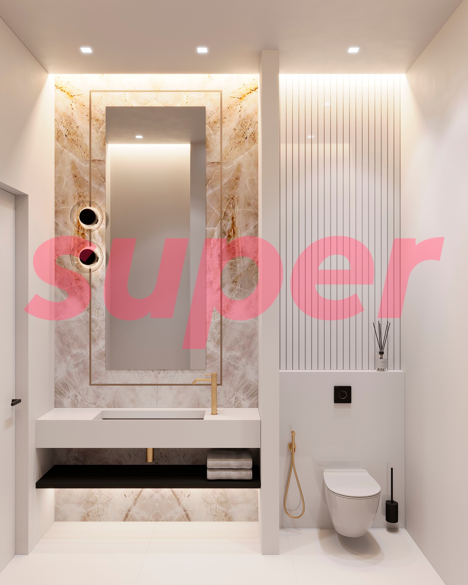 Гостевой санузел
Фото: Super