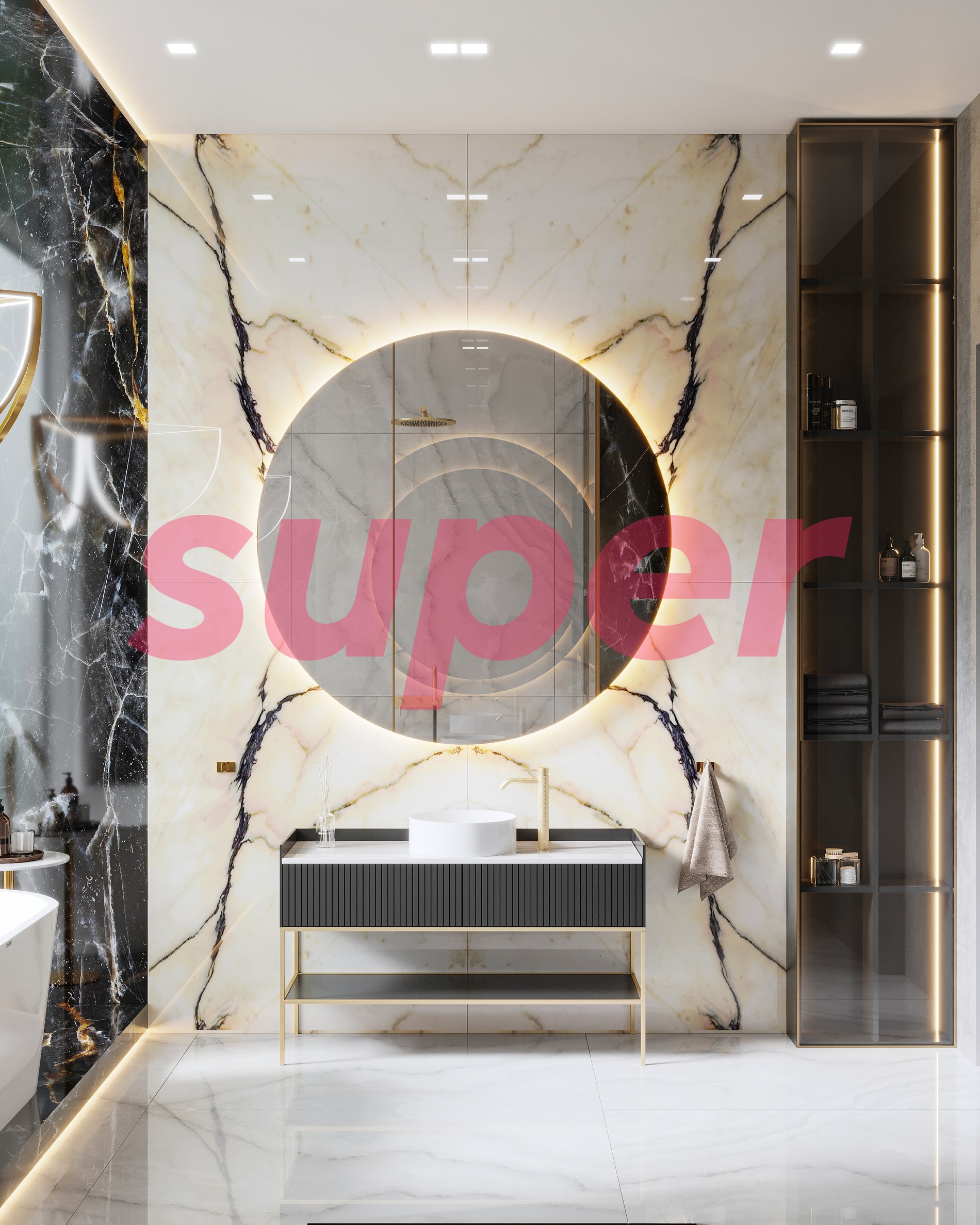 Вторая ванная комната
Фото: Super