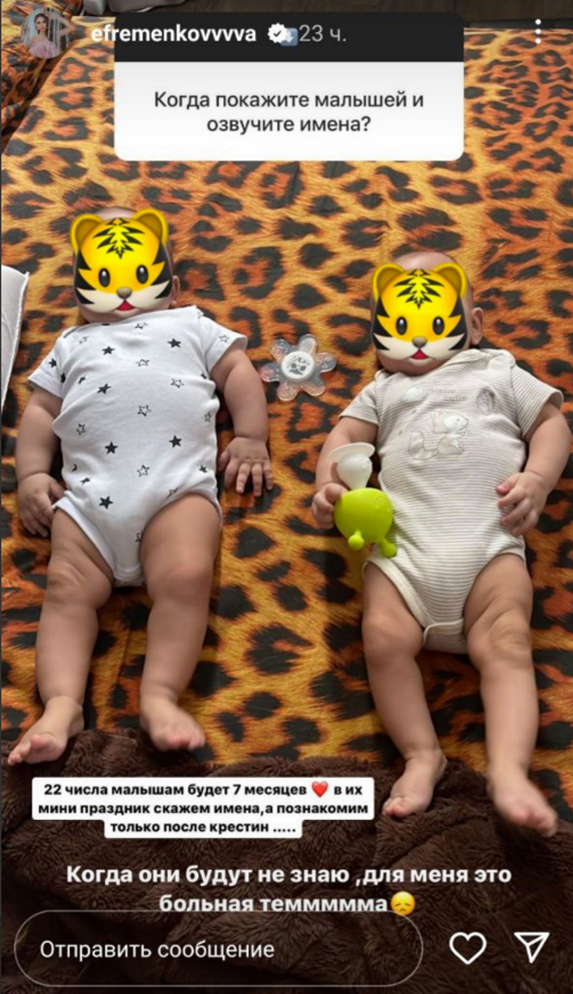 Фото: Инстаграм (запрещен в РФ) / @efremenkovvvva