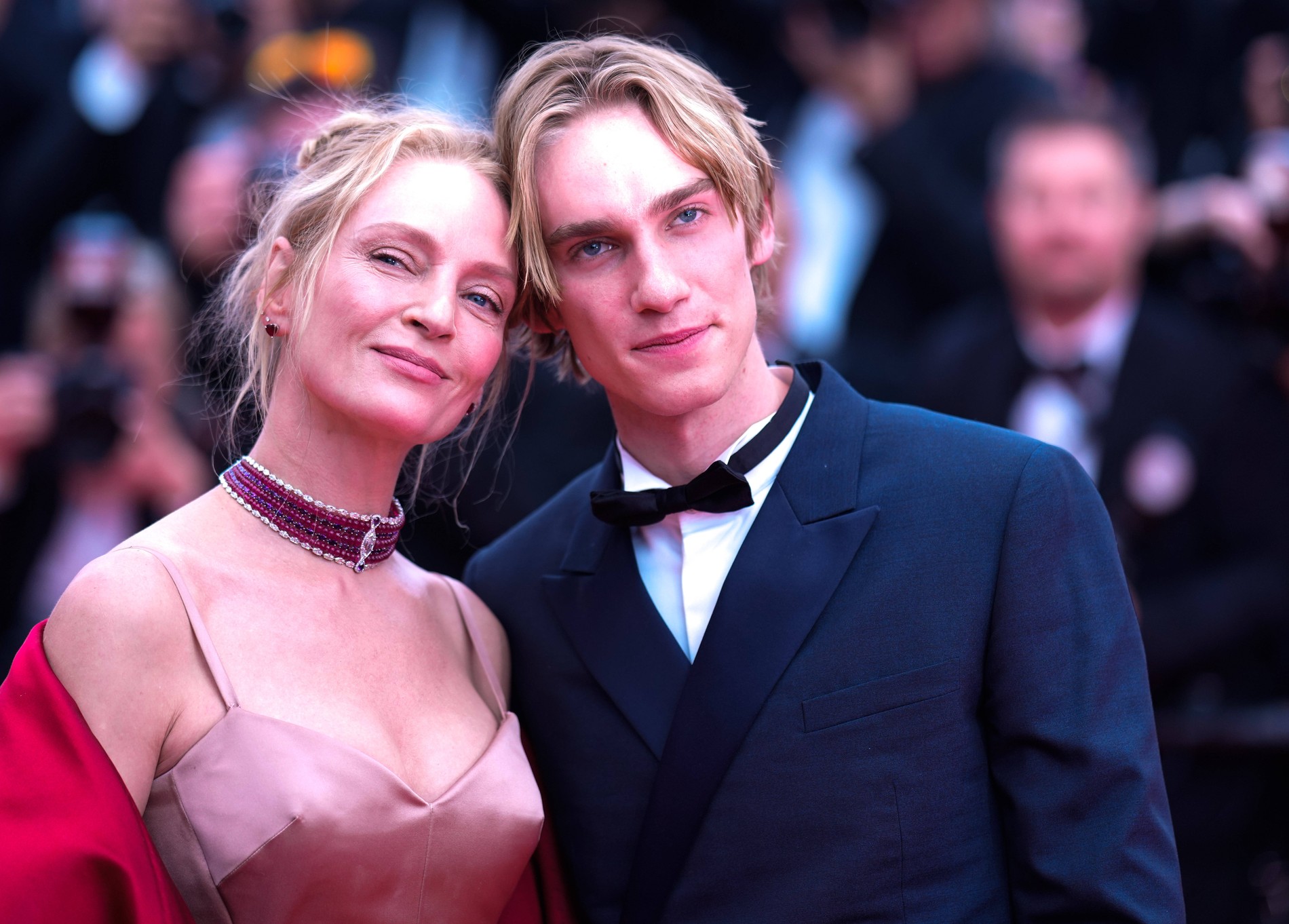 Ума Турман с сыном
Фото: Legion Media