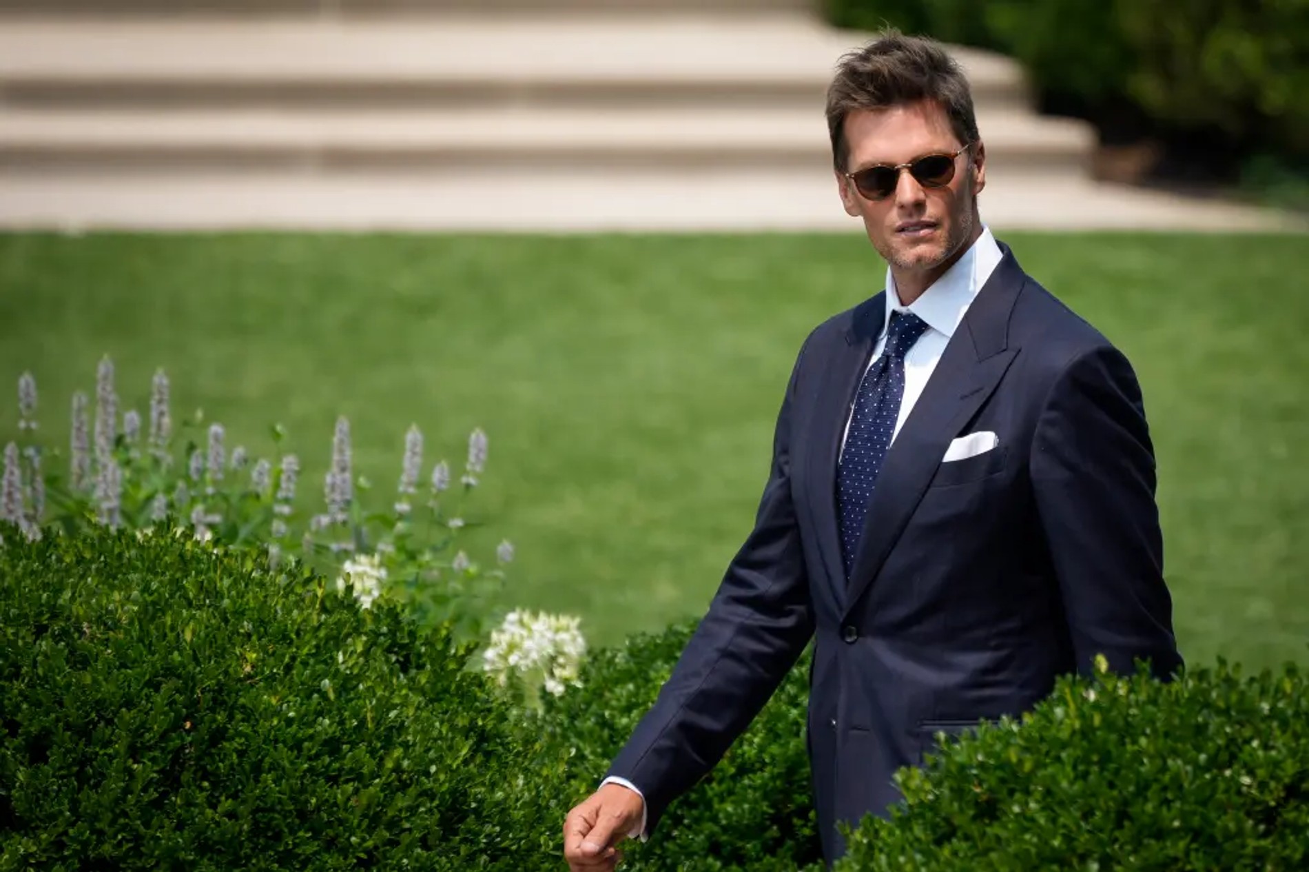 Том Брэди на свадьбе Джо Нахмада и Мэдисон Хедрик
Фото: Page Six