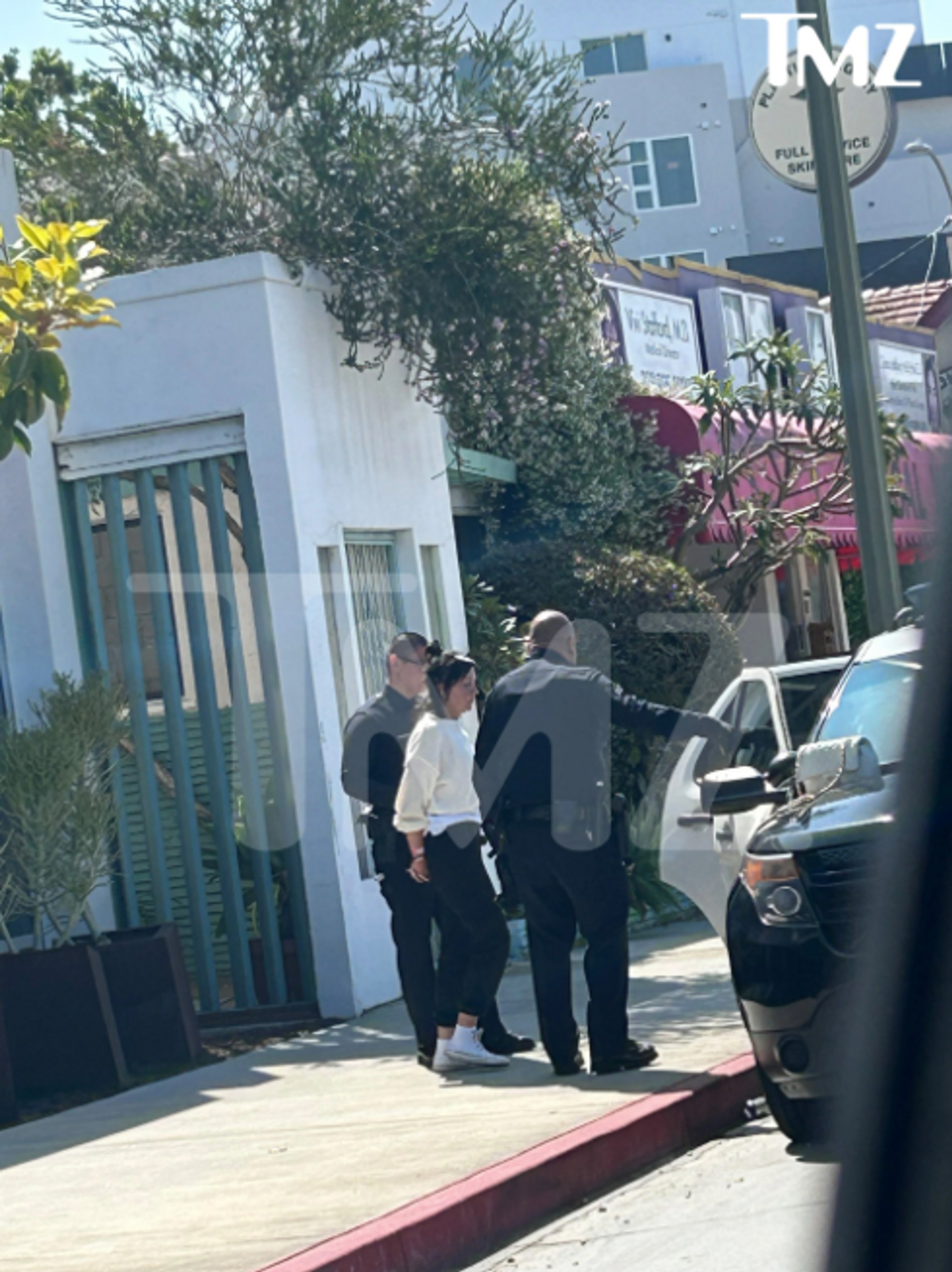 Аманду Байнс увозят в наручниках
Фото: TMZ