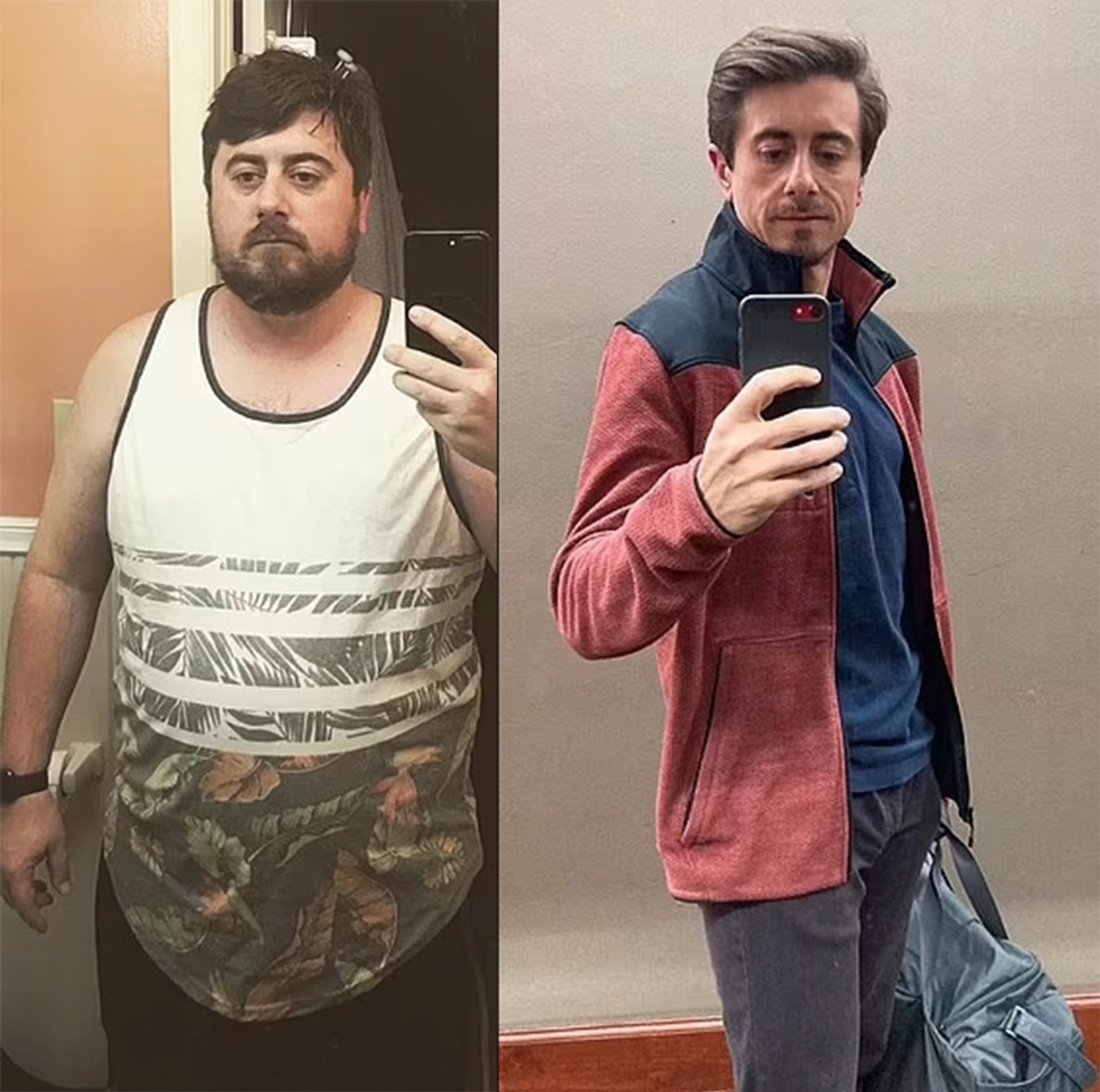 Крис до и после похудения. Фото: Инстаграм* @og_chris_terell