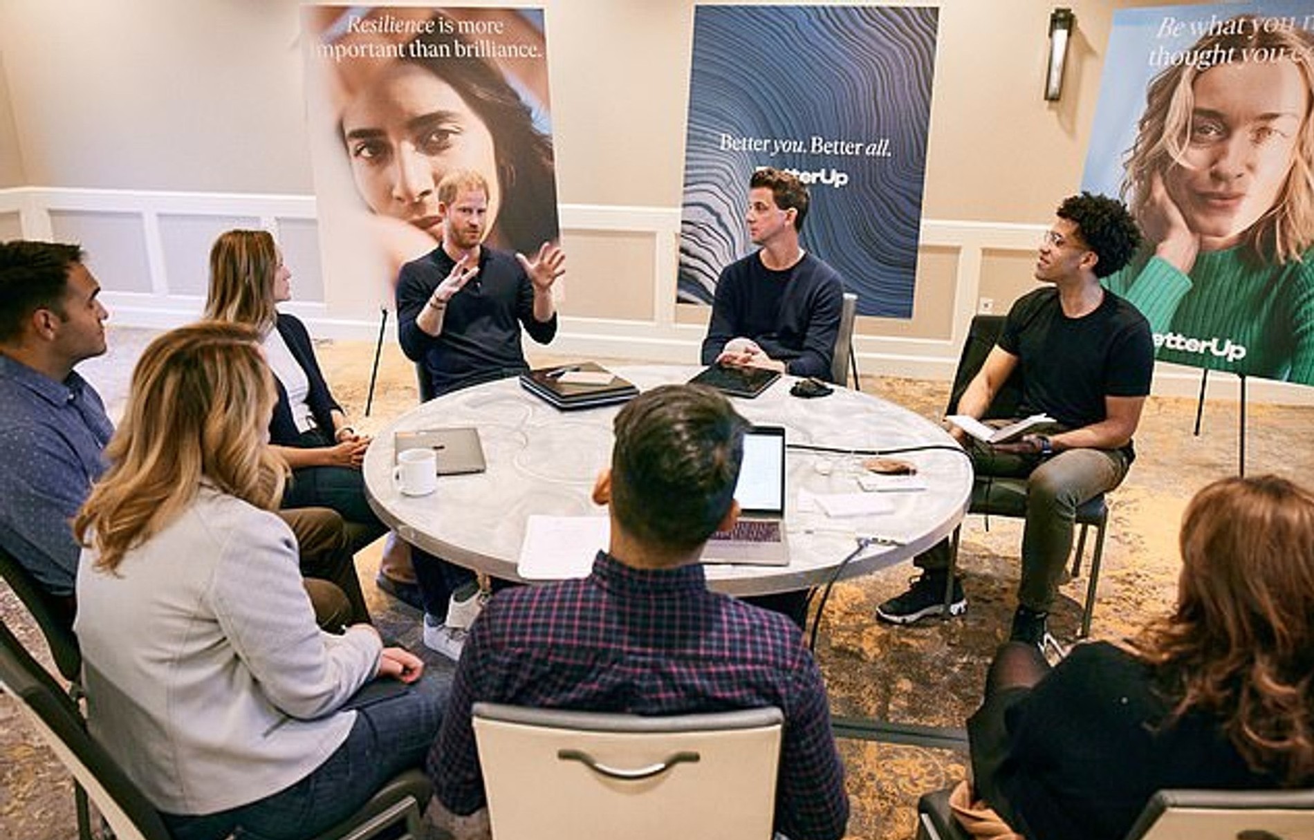 Принц Гарри на конференции BetterUp. Фото: Daily Mail