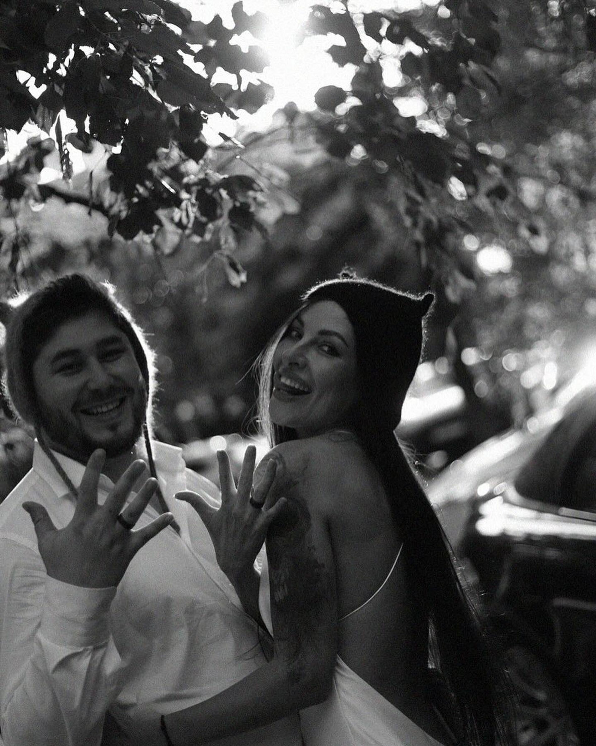 Наталья Краснова с мужем Ринатом. Фото: Инстаграм* @krasnovanata