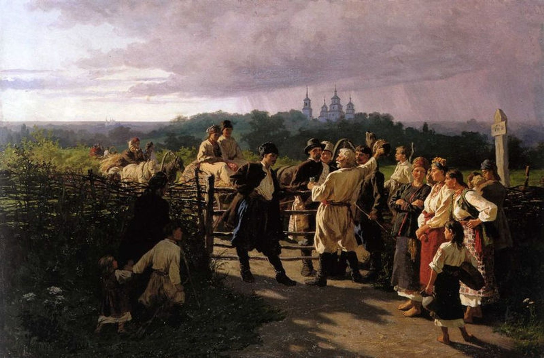 К. А. Трутовский. «Свадебный выкуп» (1881)