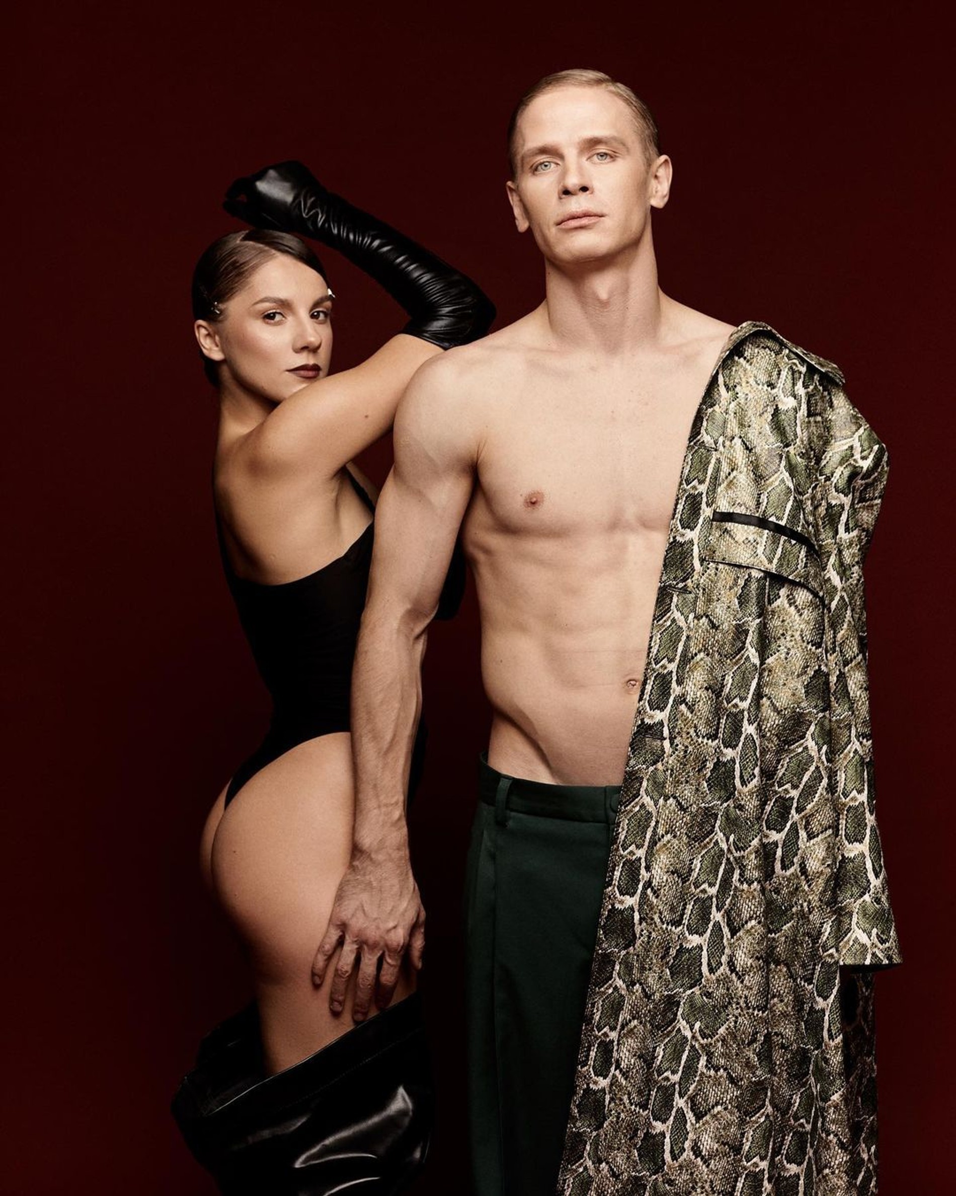 Дмитрий Щебет и его жена Юлиана Бухольц. Фото: Инстаграм* @shebet_dmitrii