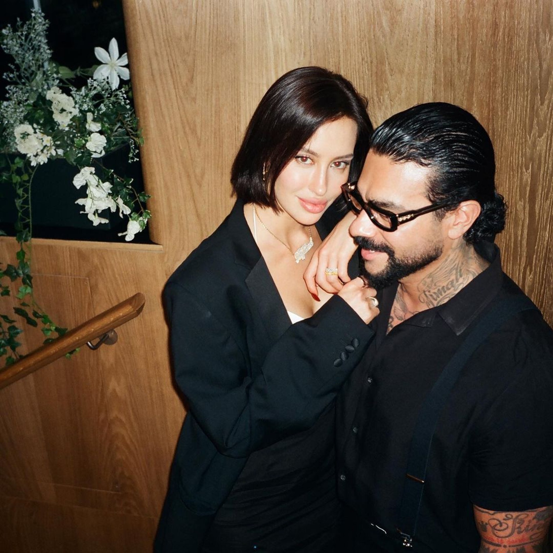 Валентина Иванова и Тимати. Фото: Инстаграм* @halfbloodval