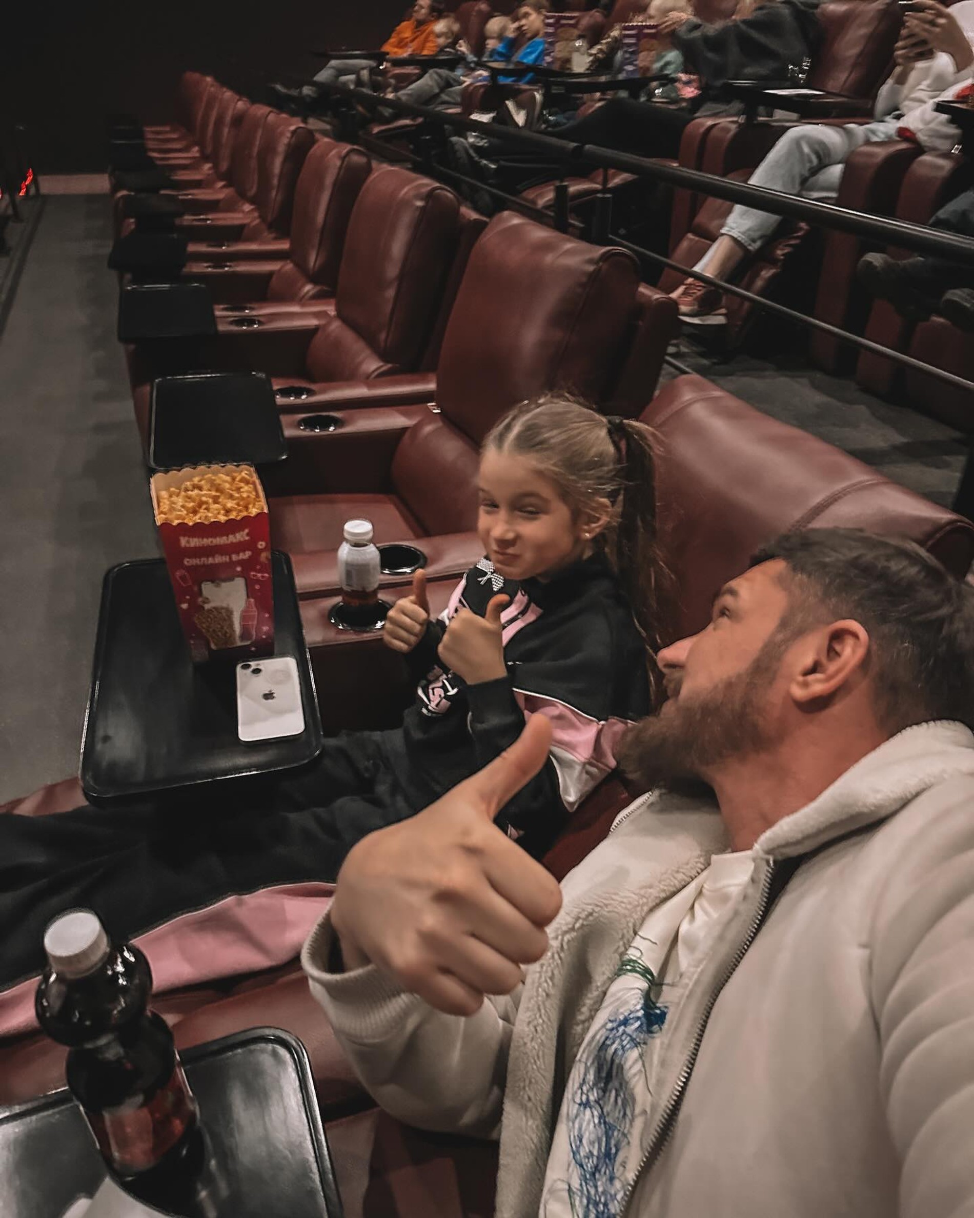 Курбан Омаров с дочерью Теоной. Фото: Инстаграм* @zimamoscow