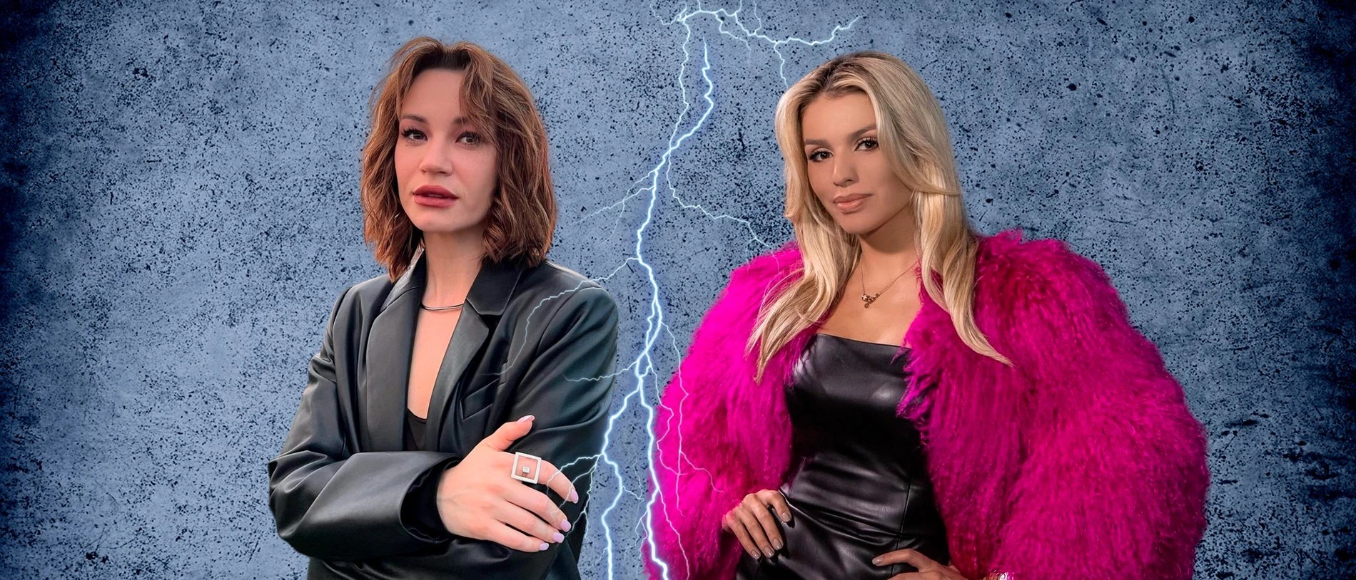 Ида Галич и Люся Чеботина. Коллаж Super