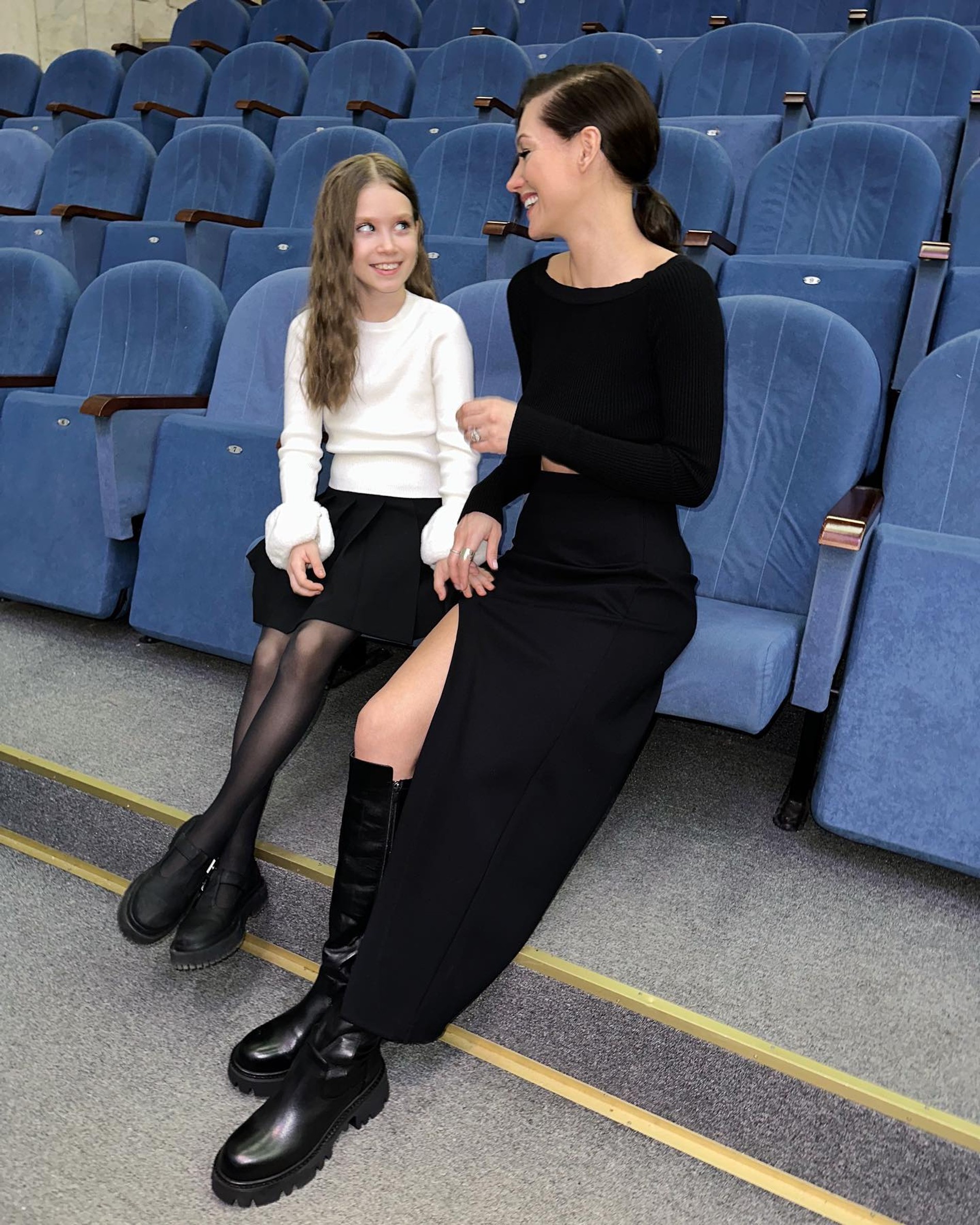 Кристина Асмус с дочерью Анастасией. Фото: Инстаграм* @asmuskristina