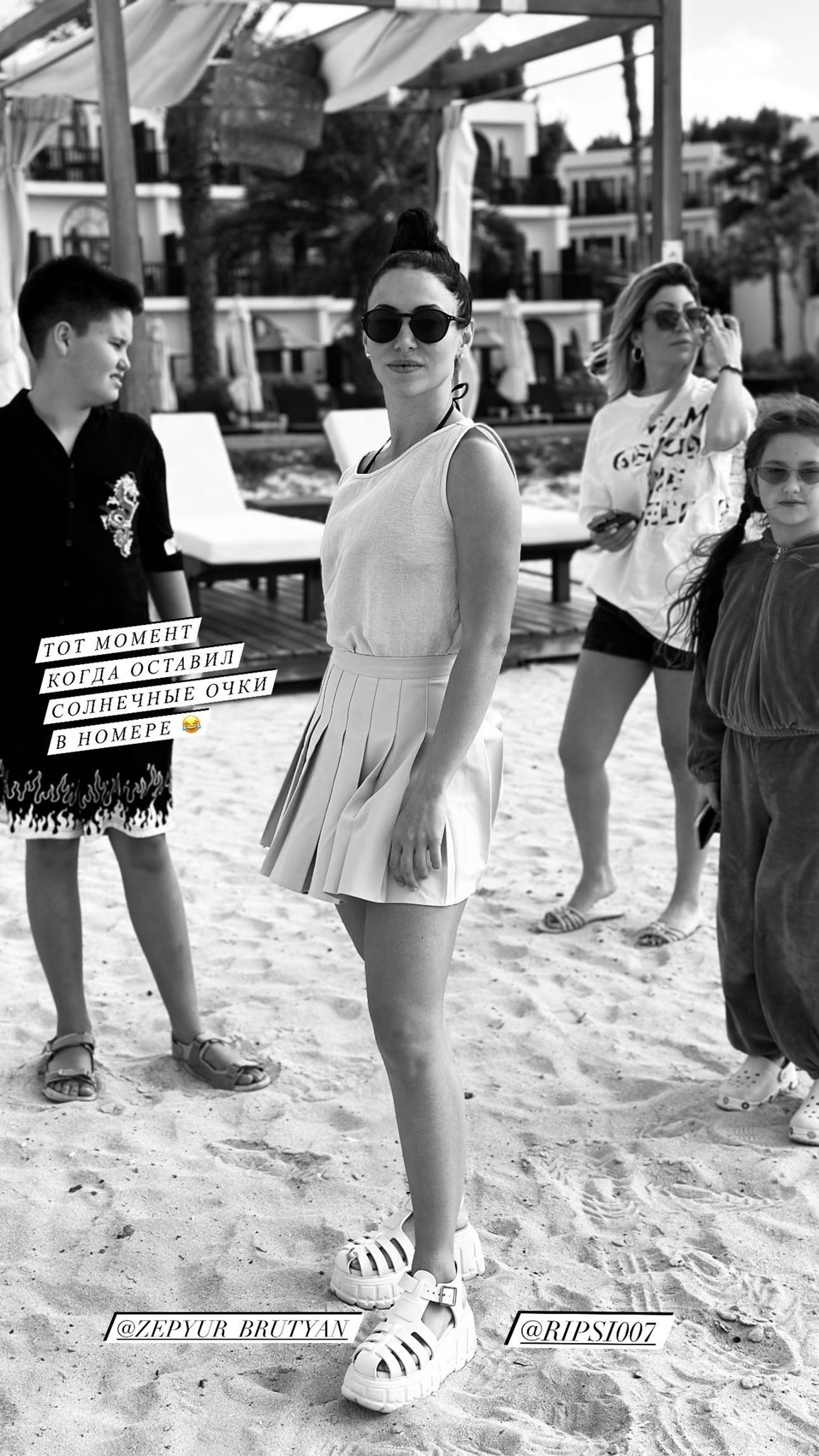 Зепюр Брутян и дети Павла Прилучного. Фото: Инстаграм* @bugevuge