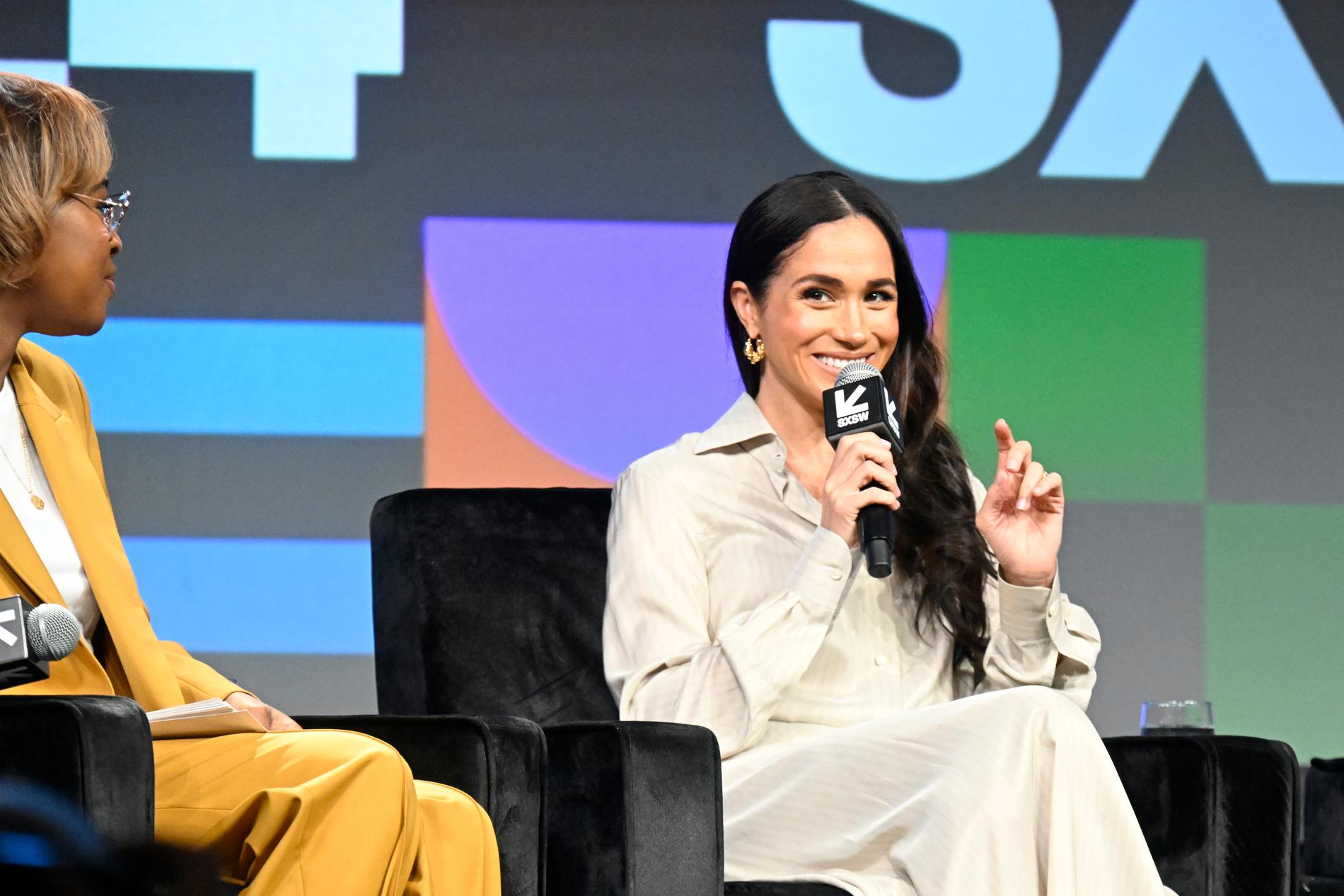 Меган Маркл на форуме в рамках фестиваля SXSW. Фото: Getty Images