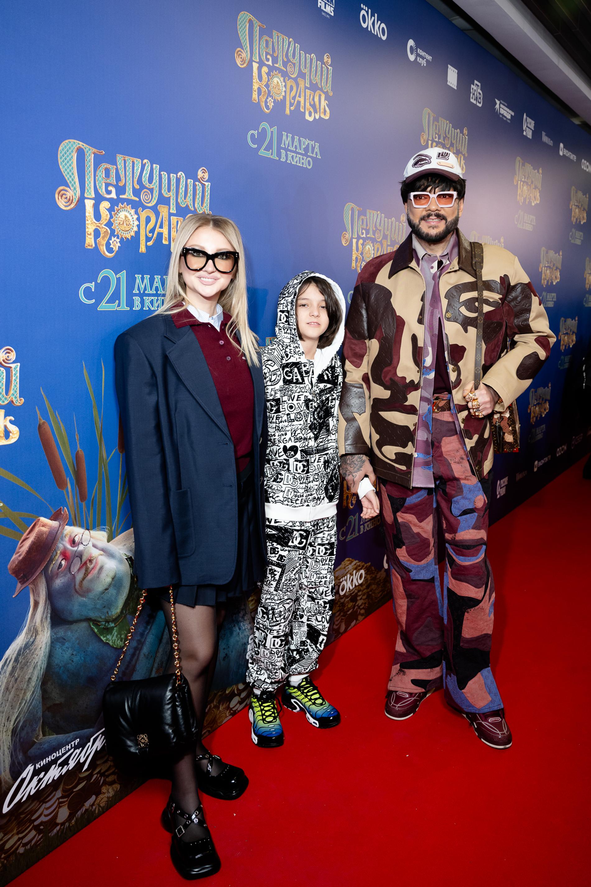 Филипп Киркоров с сыном Мартином и певицей Марго. Фото: пресс-служба