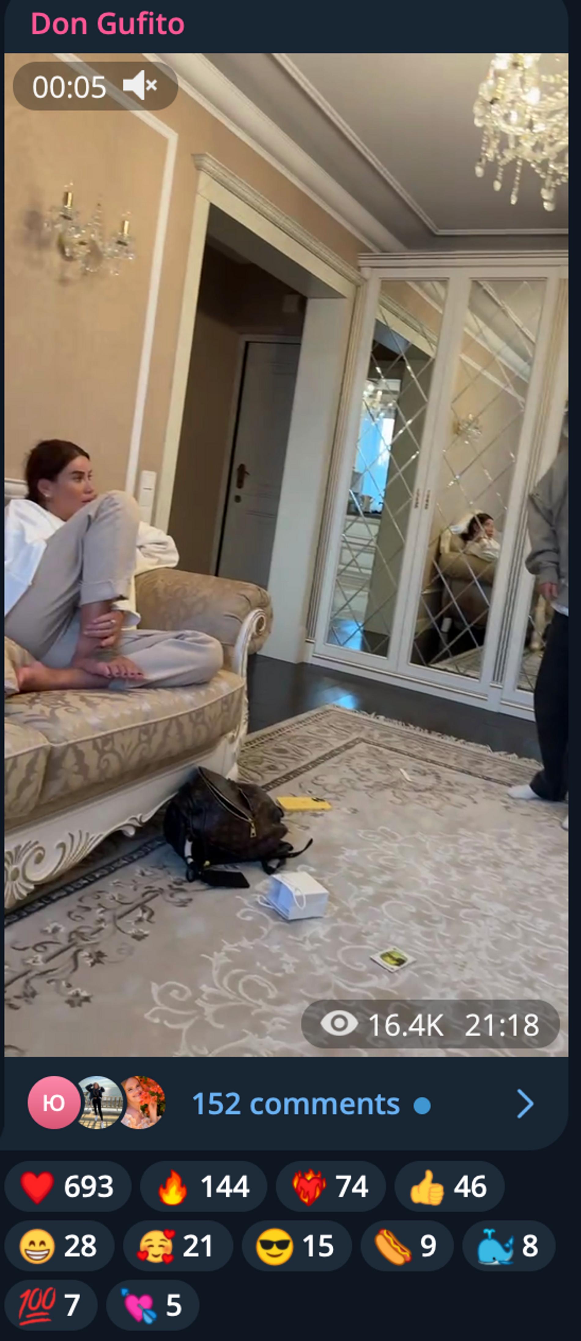 Гуф, Айза-Лилуна Ай и их сын Сэм. Фото: Telegram-канал Гуфа