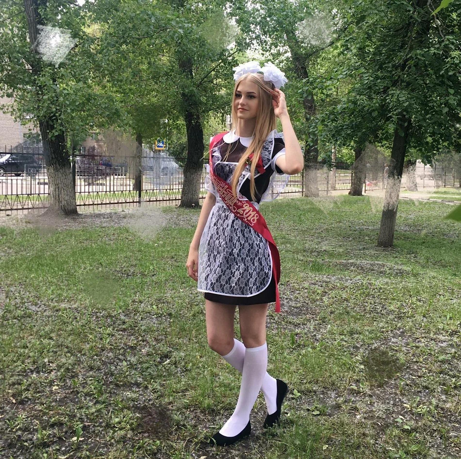 Диана Астер на последнем звонке. Фото: предоставлено командой артиста