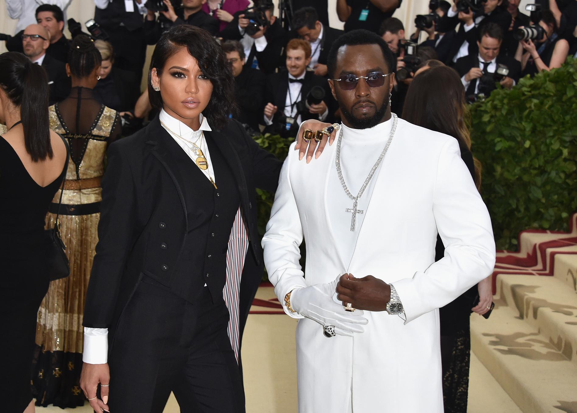 Кэсси Вентура и P. Diddy на Met Gala 2018. Фото: Getty Images