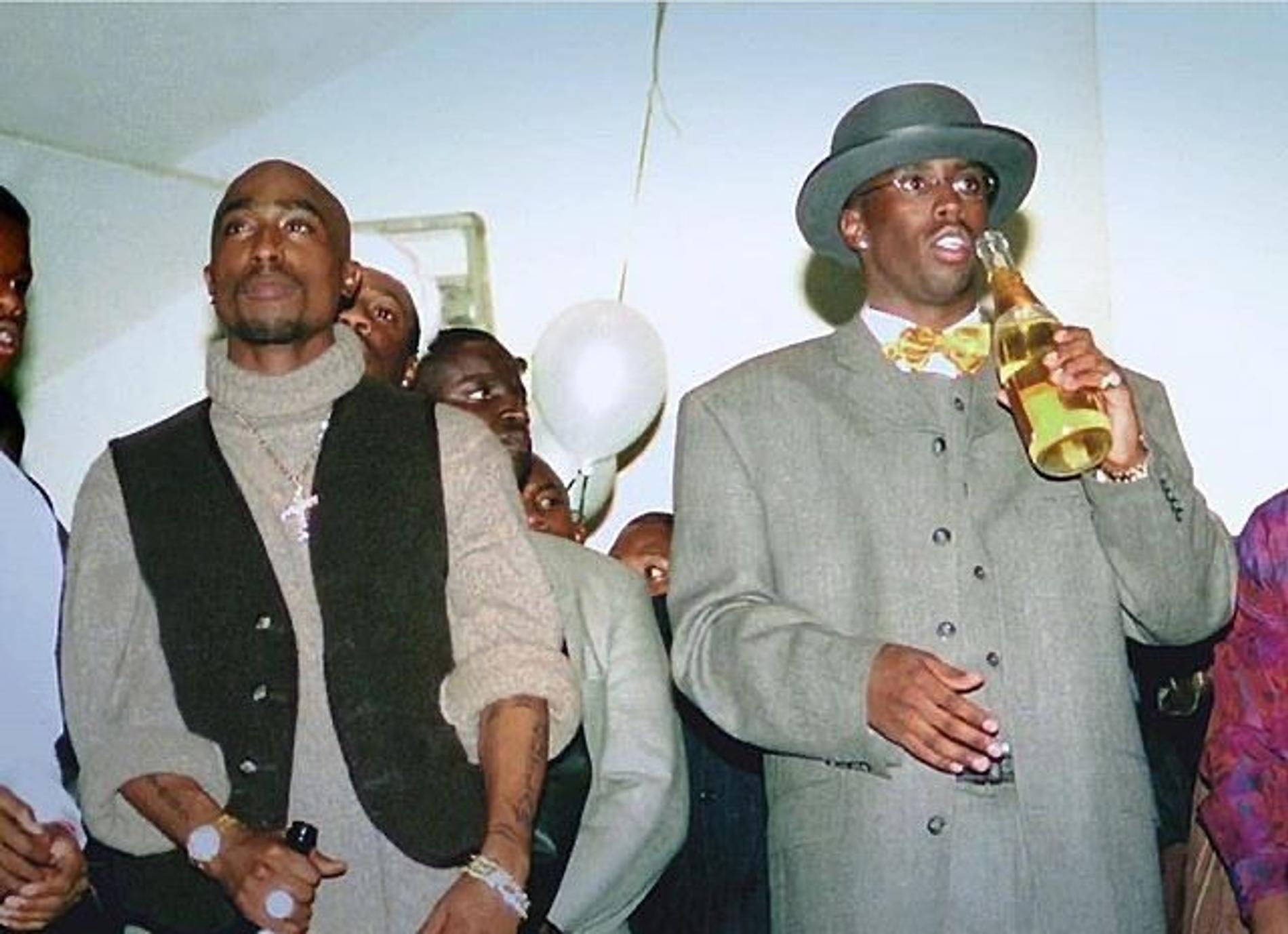 Тупак Шакур и P. Diddy.