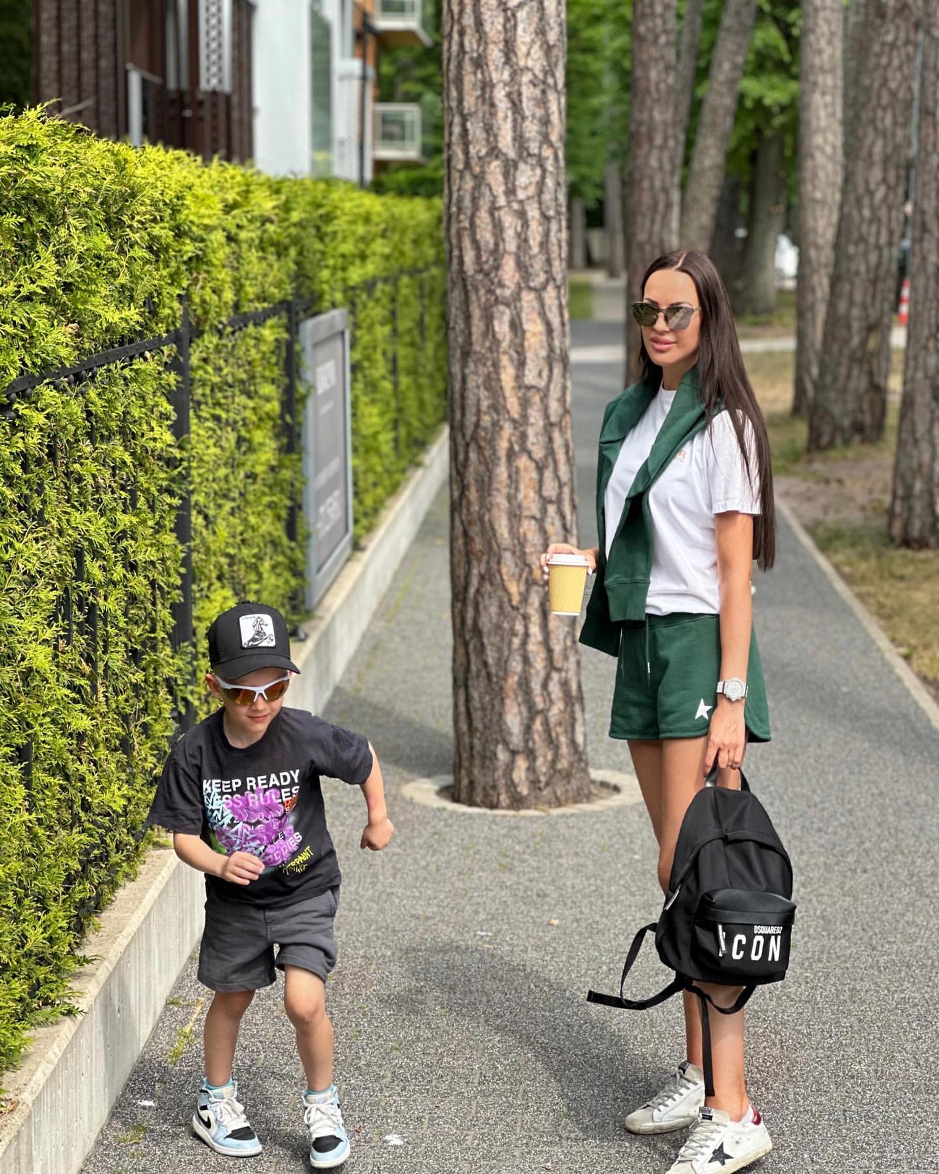 Сана Оша и ее шестилетний сын от Яниса Тиммы Кристиан. Фото: Инстаграм* @sana__osa