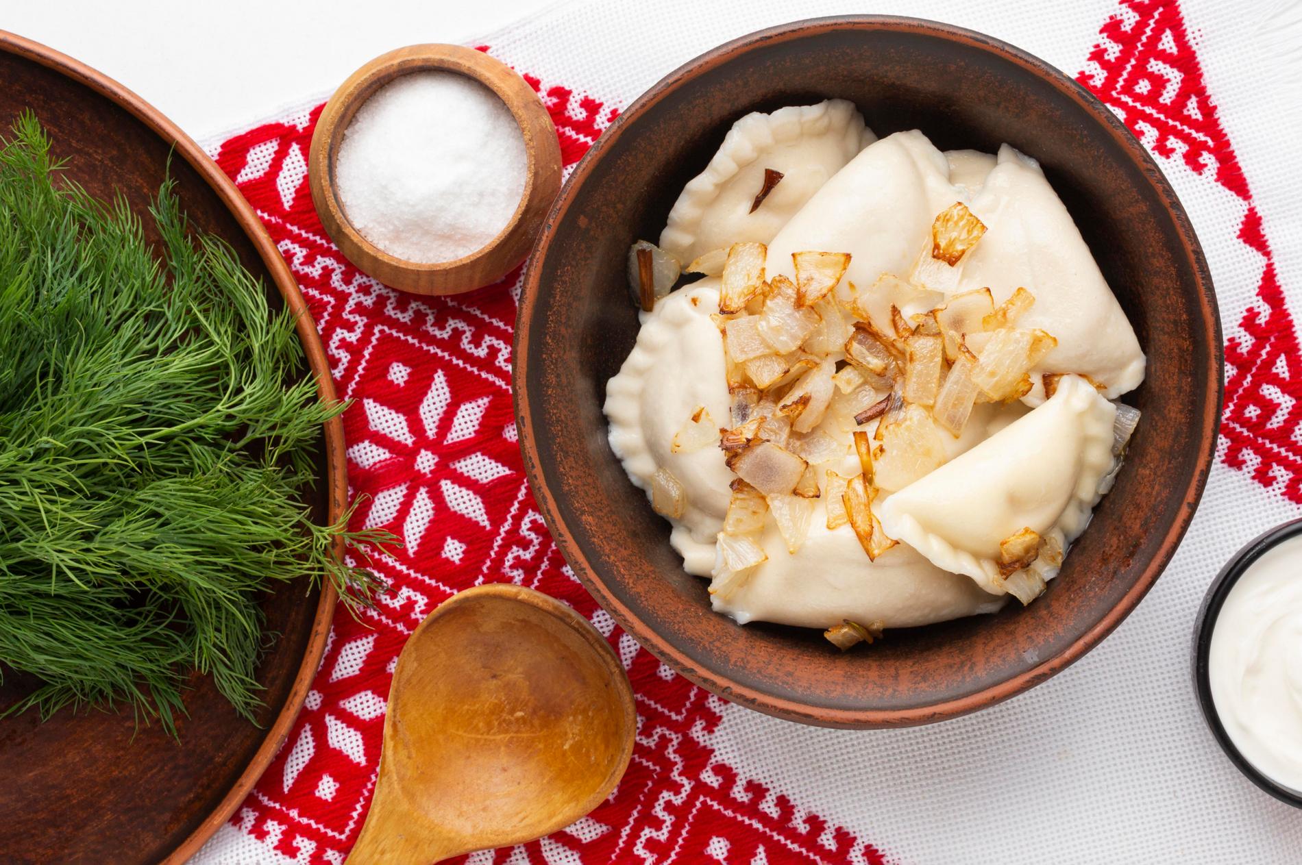 Вареники с картошкой. Масленица. Фото: freepik.com