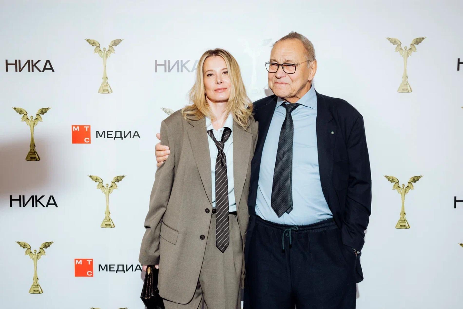 Юлия Высоцкая и Андрей Кончаловский. Фото: пресс-служба