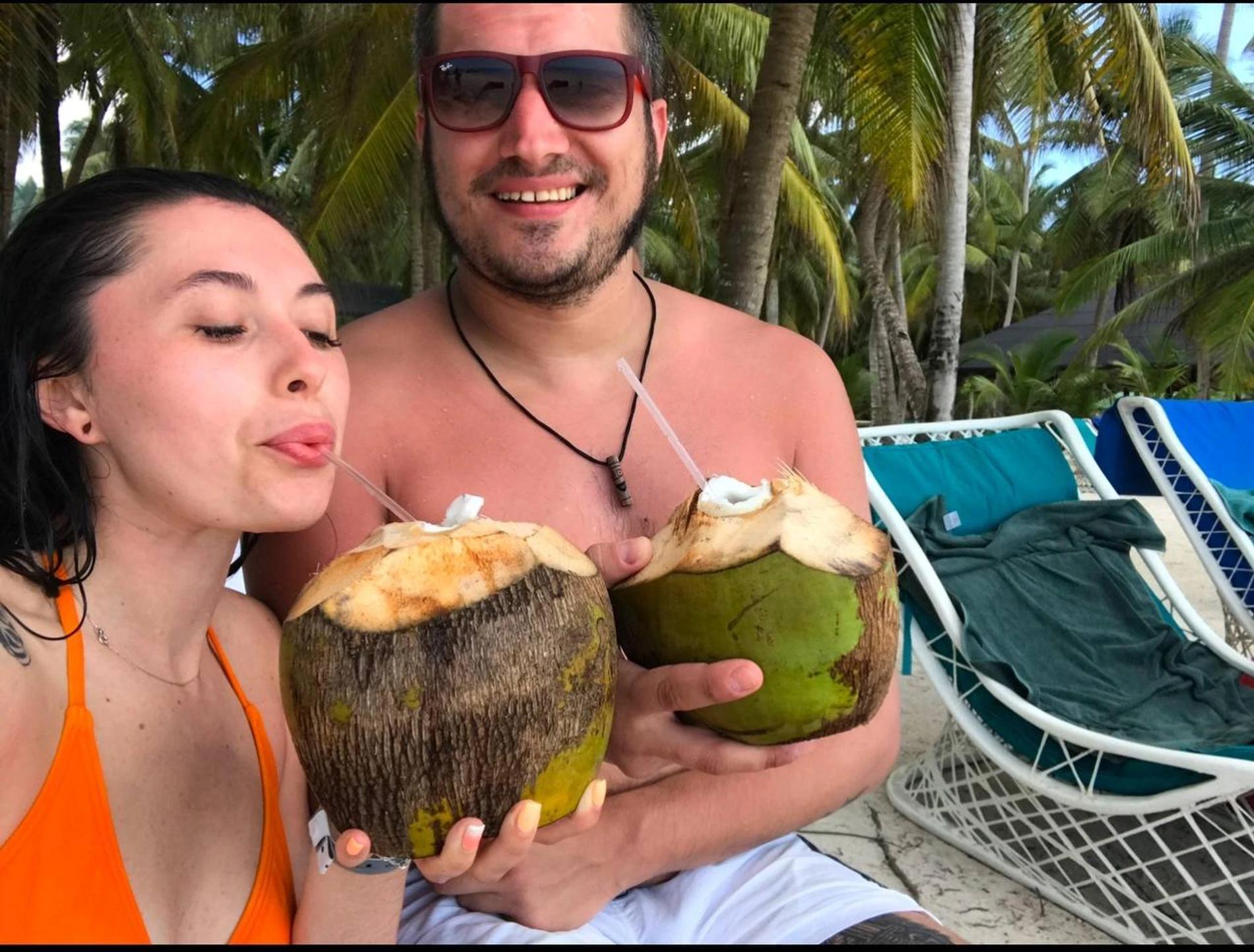 Ева Карицкая и Паша Техник. Фото: Telegram-канал Евы Карицкой