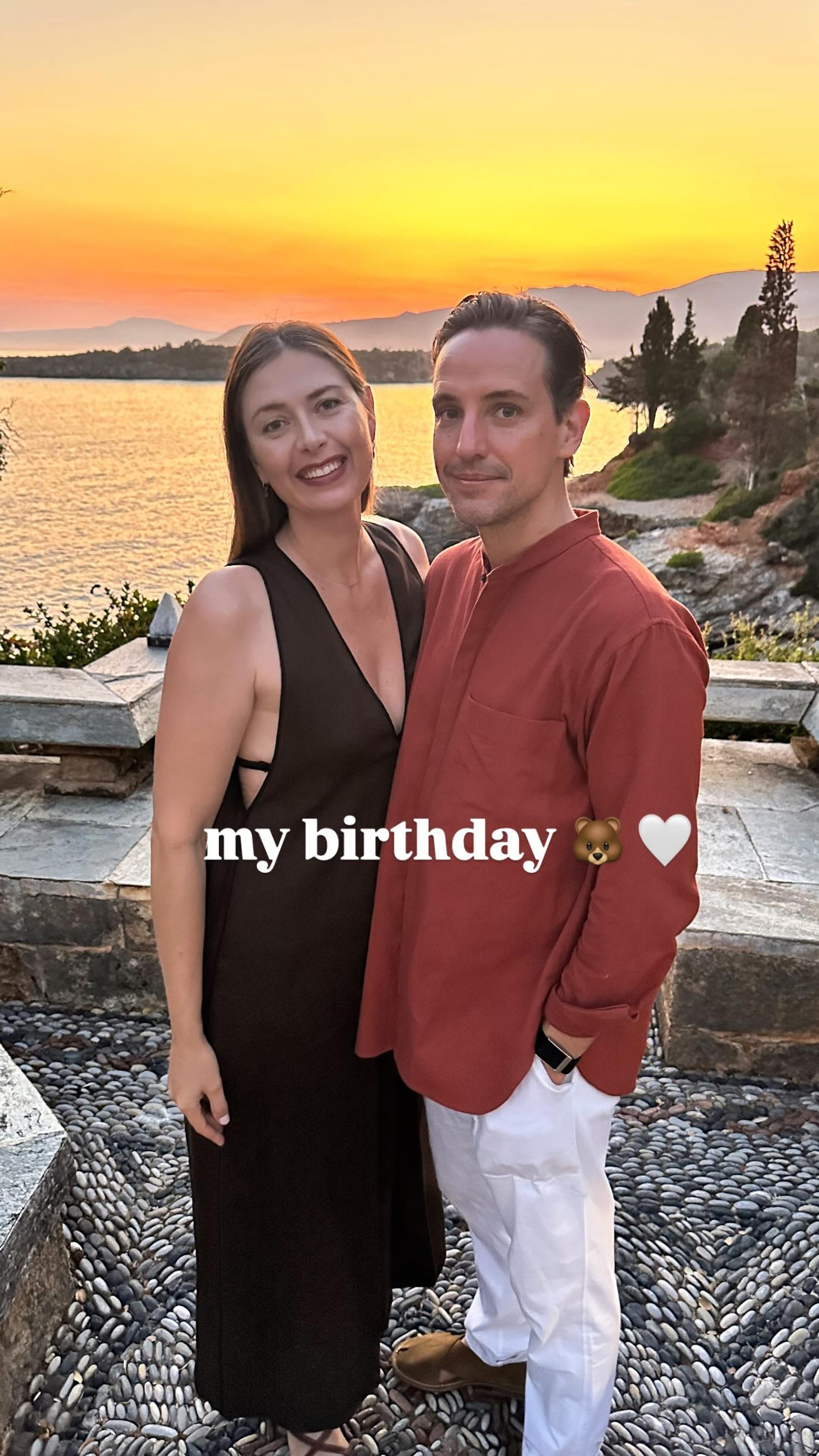 Мария Шарапова и Алекс Гилкс. Фото: Инстаграм (запрещён в РФ) @mariasharapova