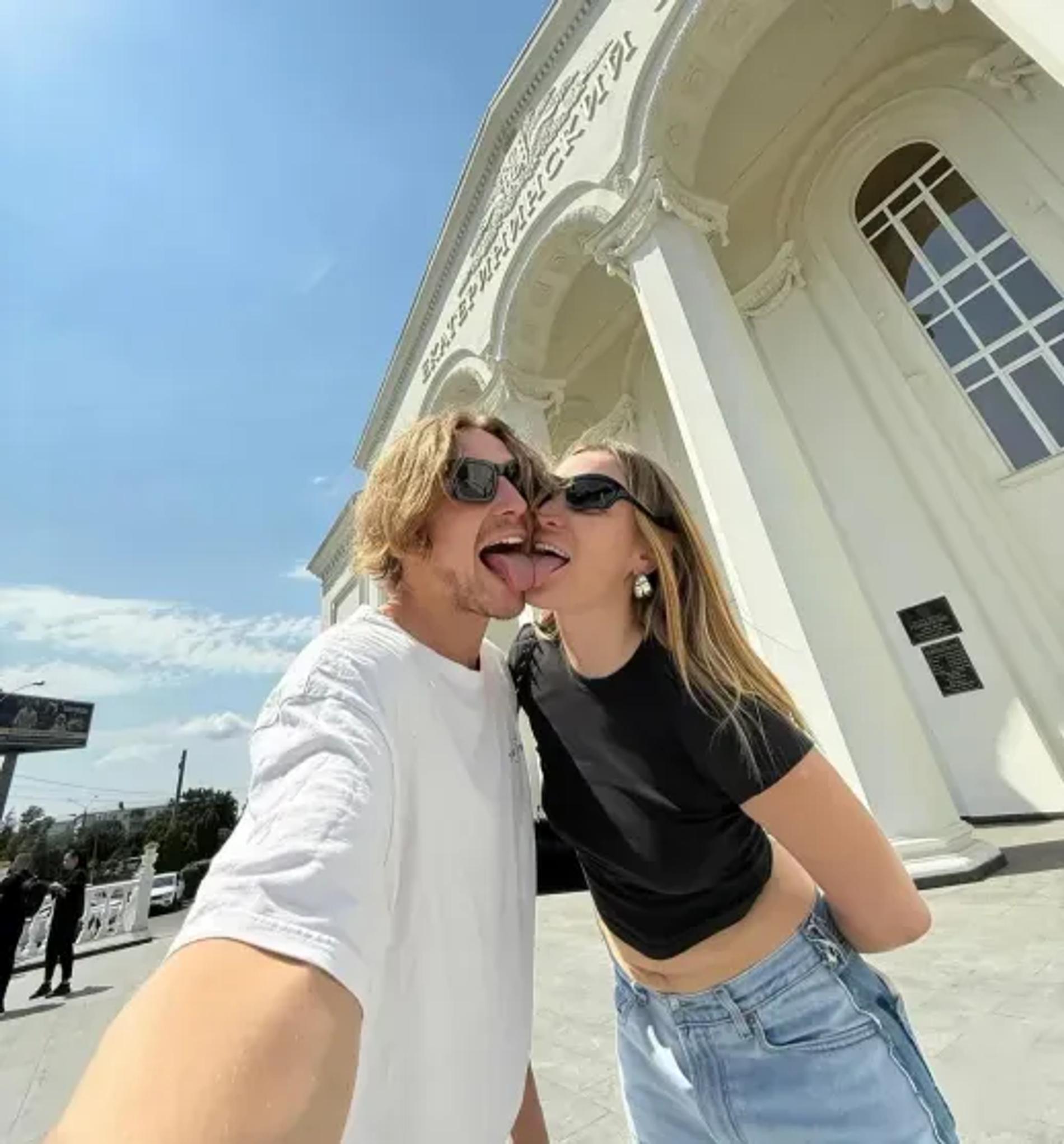 Саша Горчилин и Маша Миногарова. Фото: Инстаграм (запрещён в РФ)