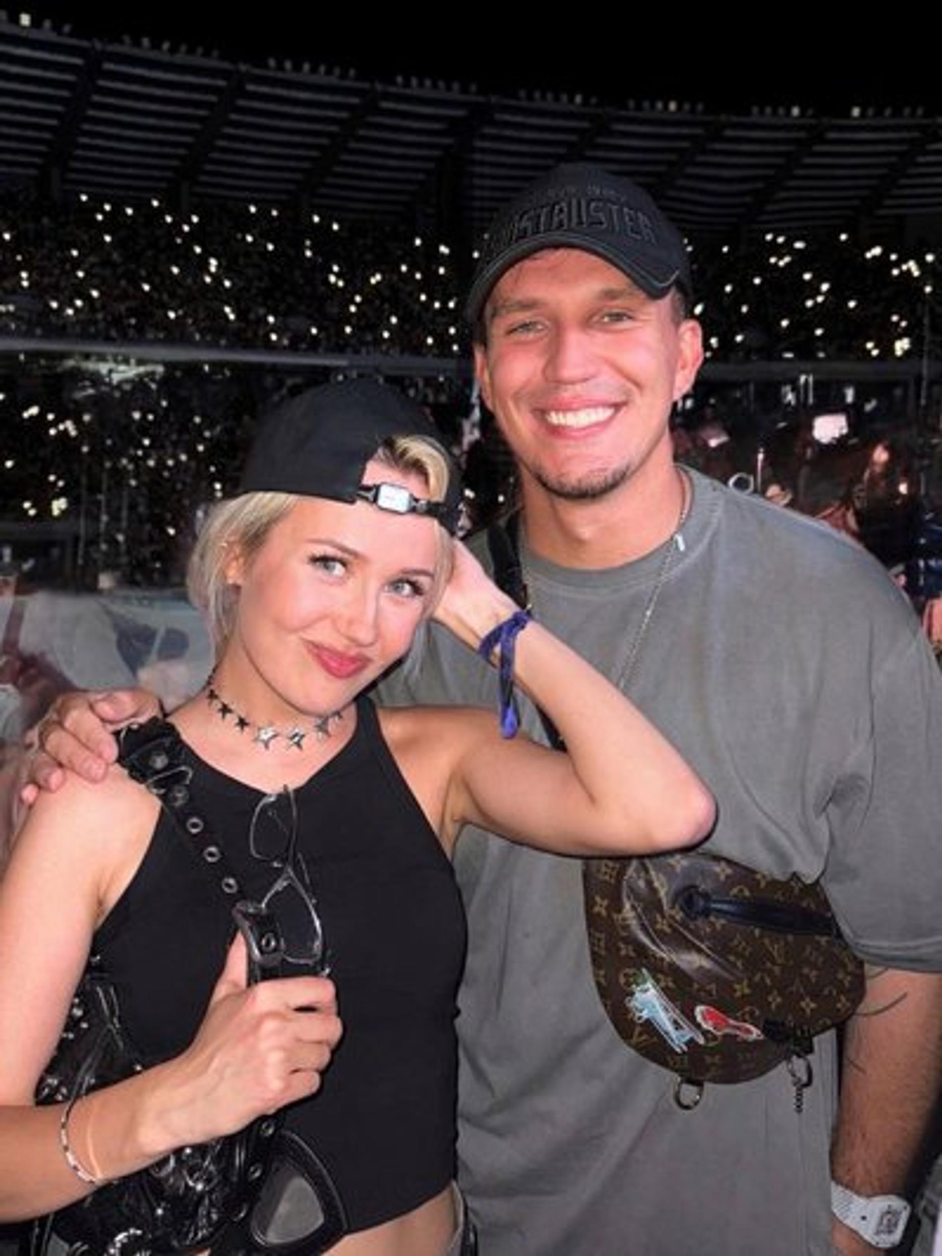 Клава Кока и Дима Масленников на концерте Джастина Тимберлейка. Фото: Инстаграм (запрещён в РФ) @klavacoca