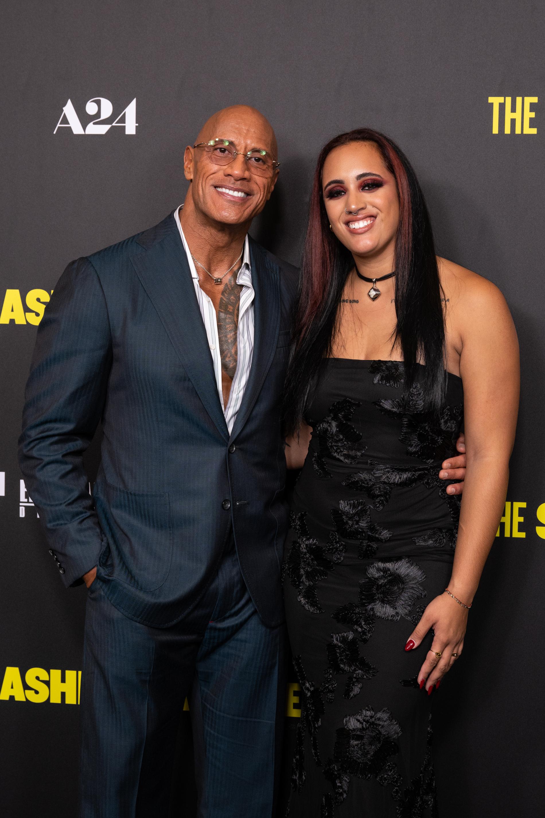 Дуэйн Джонсон с дочерью Симоной. Фото: Getty Images