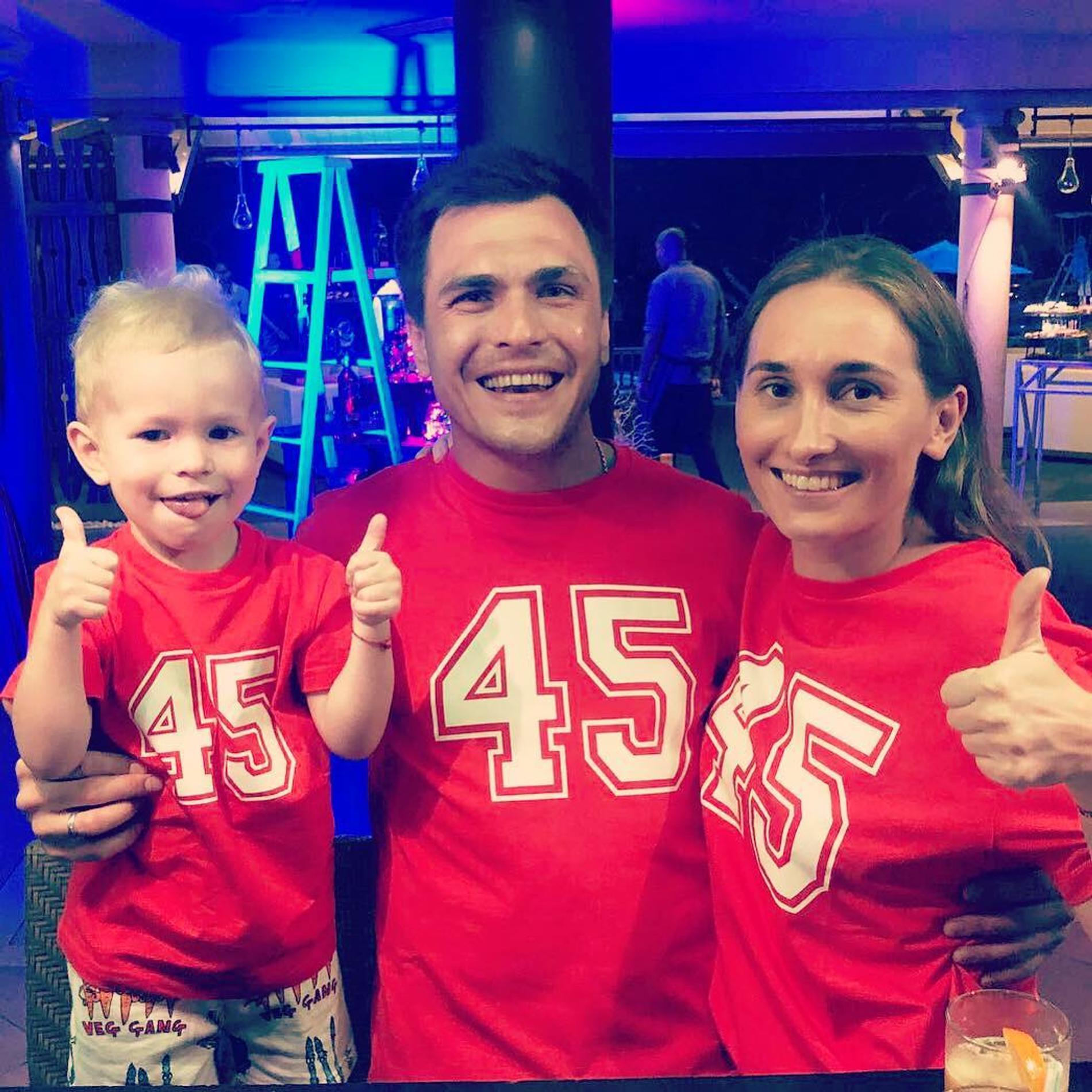 Анастасия Винокур с бывшим мужем и сыном. Фото: Инстаграм (запрещён в РФ) @nastyavinokur